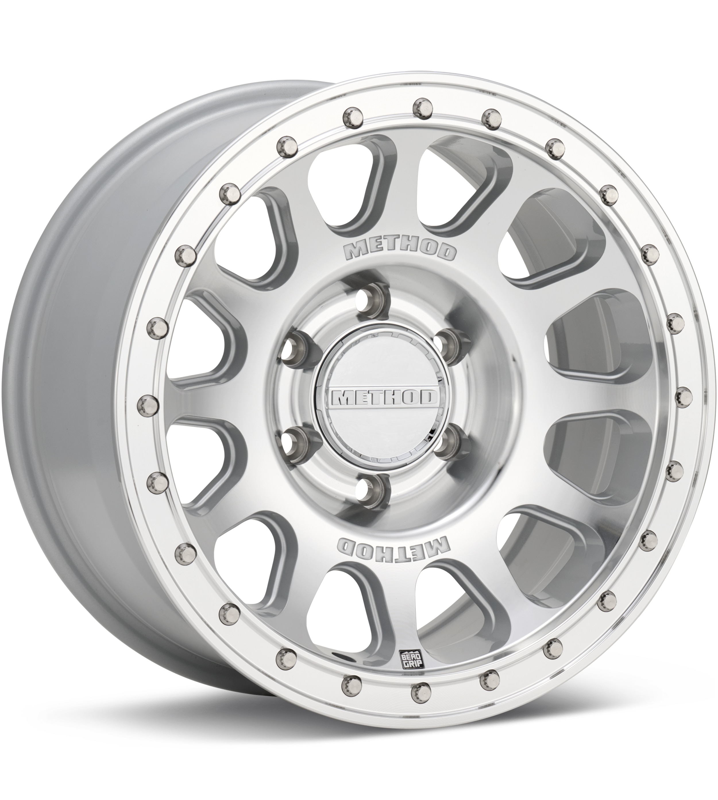 Method MR709 HD Silver Machined w/Clearcoat Wheels 18 In 18x9 +12 MR70989088312H