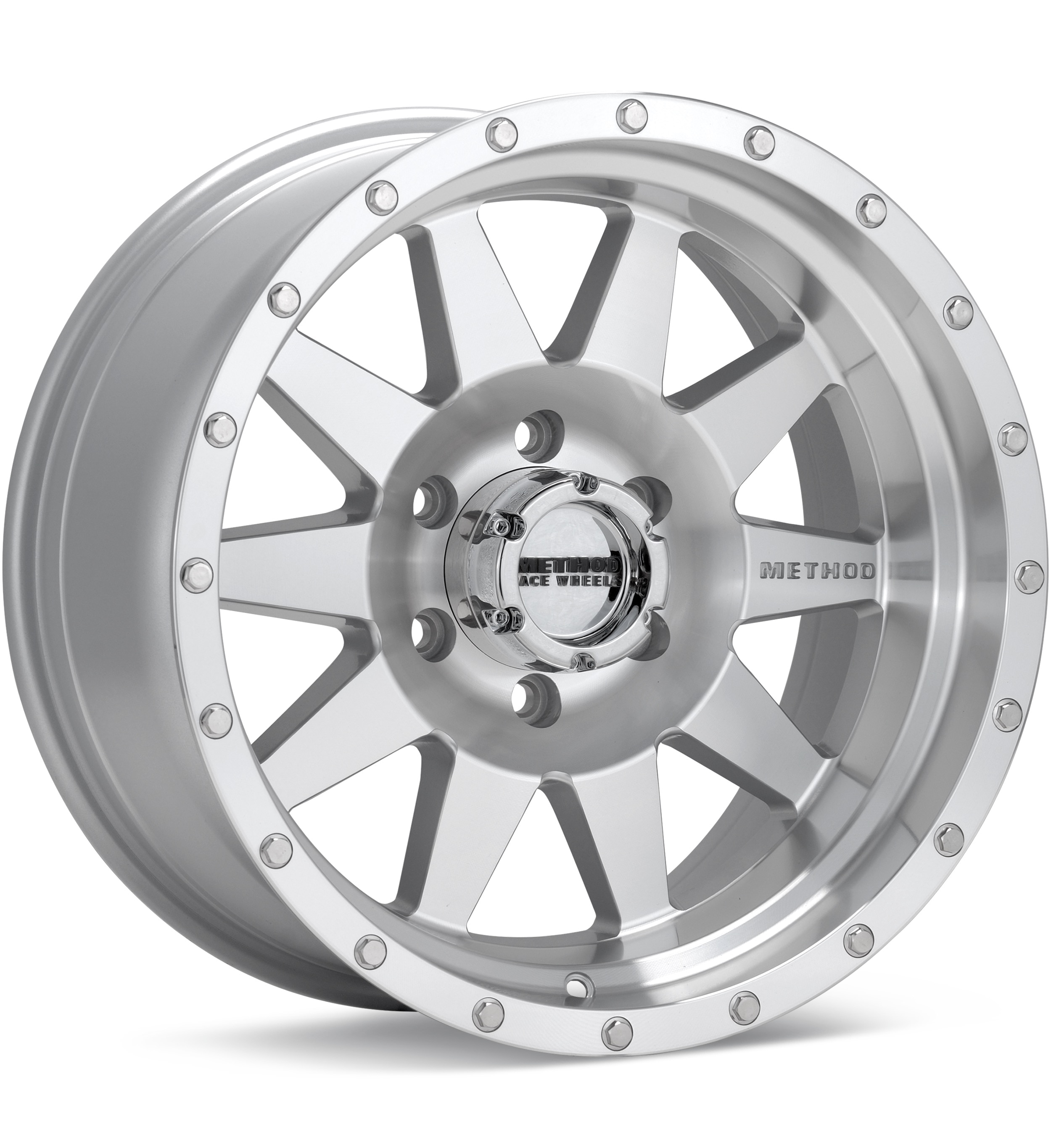 Method MR301 The Standard Silver Machined w/Clearcoat Wheels 20 In 20x9 18