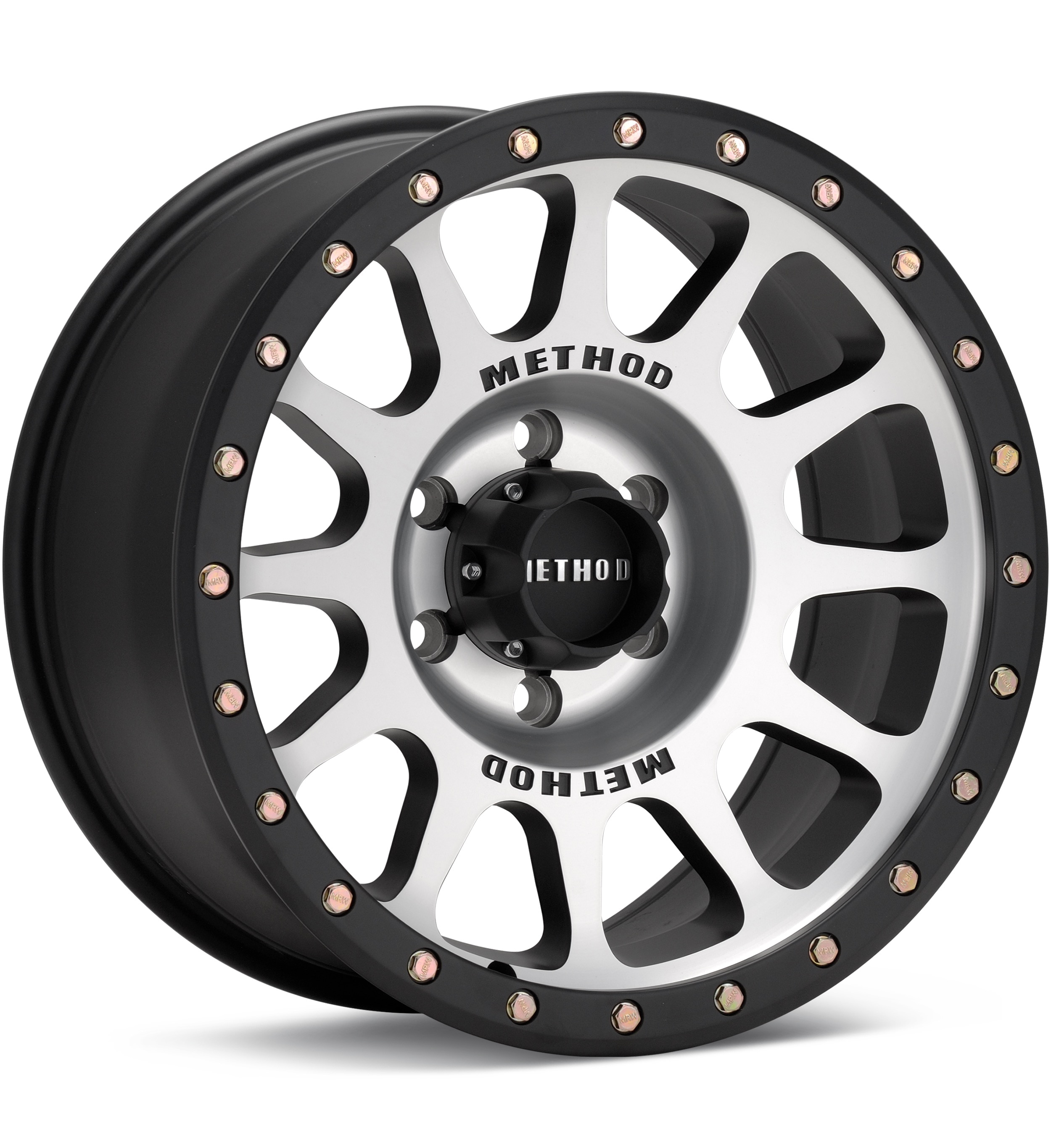 Method MR305 NV Machined w/Black Accent Wheels 16 In 16x8 0