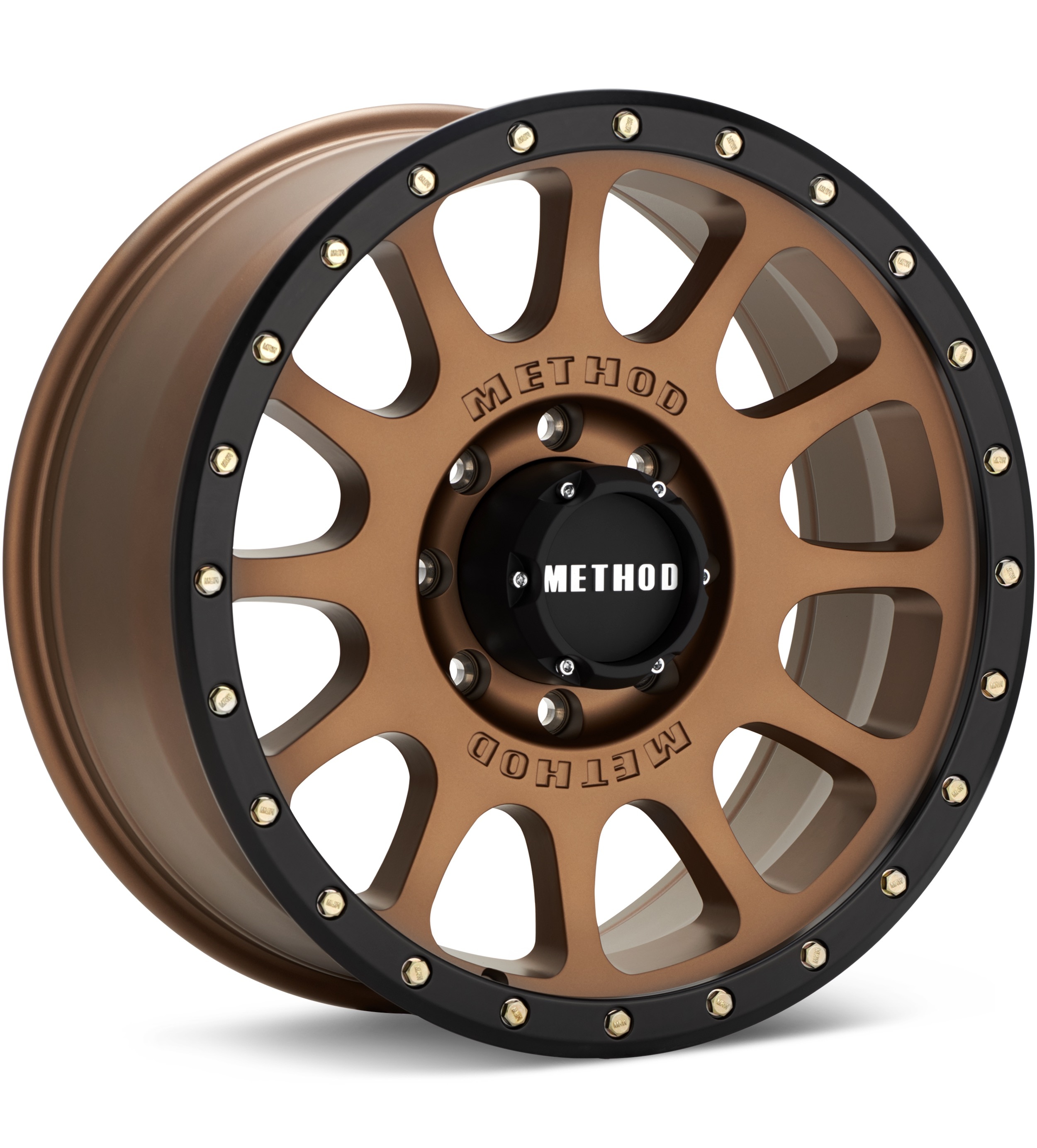 Method MR305 NV HD Bronze w/Black Lip Wheels 18 In 18x9 +18