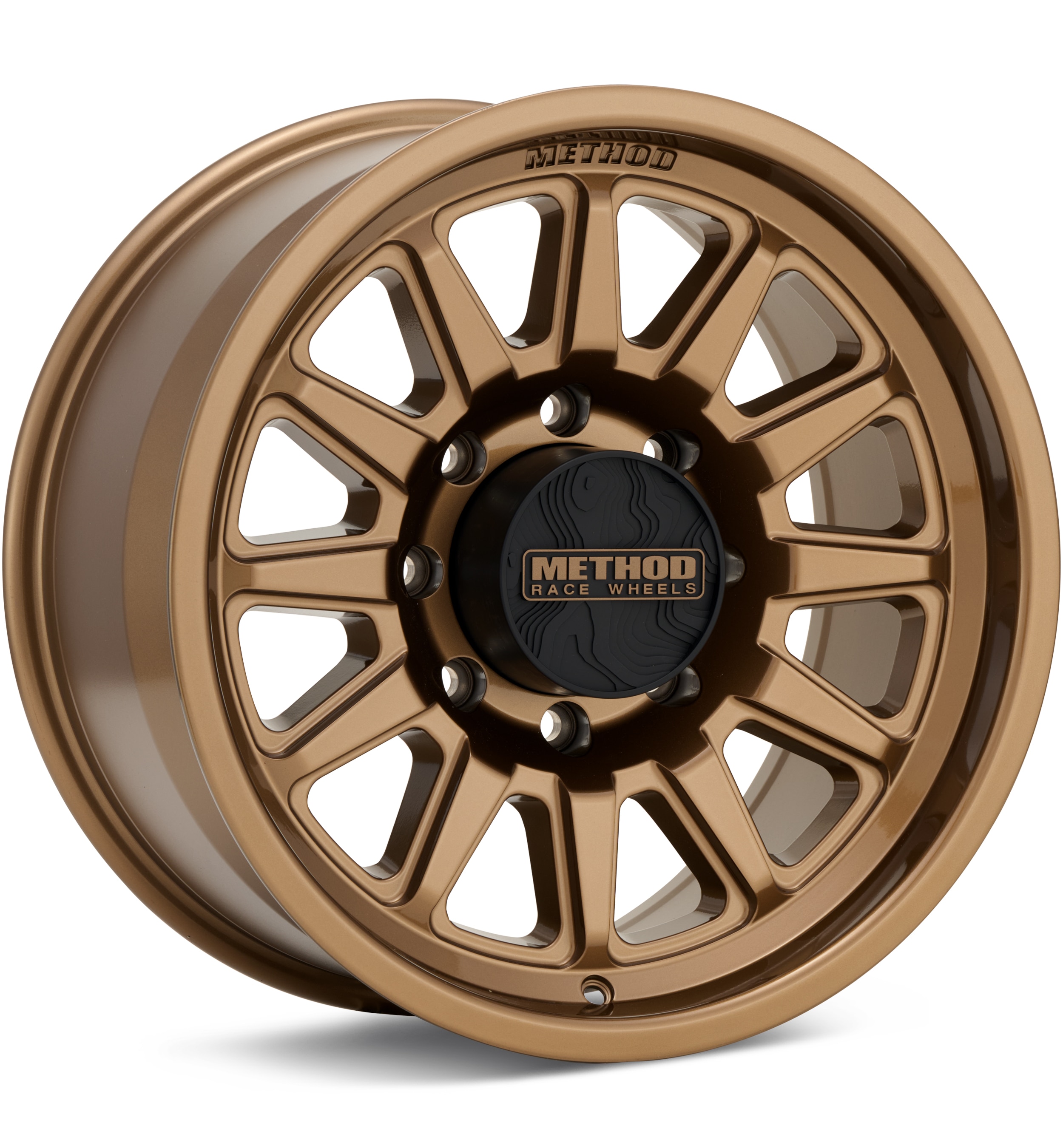 Method MR323 8-Lug Rally Bronze Wheels 20 In 20x10 -18