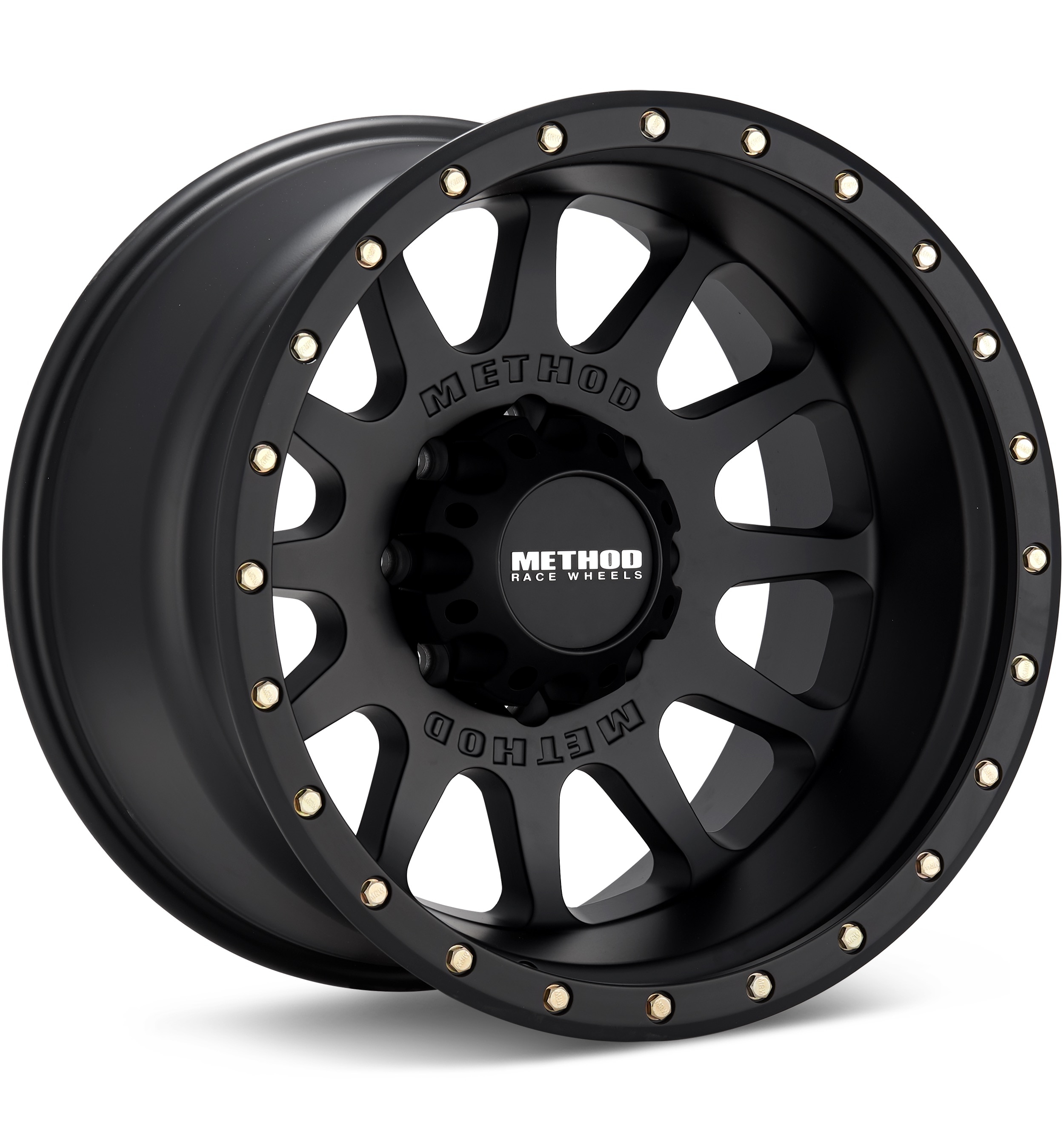 Method MR605 NV 8-Lug Black Wheels 20 In 20x10 -24