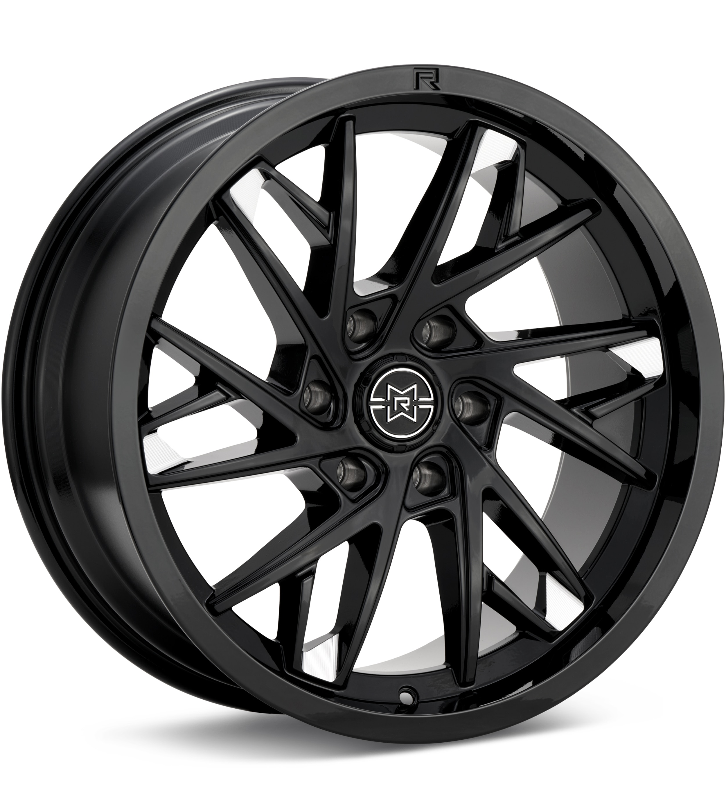 Method MR801 Gloss Black w/Milled Accent Wheels 20 In 20x10 -18