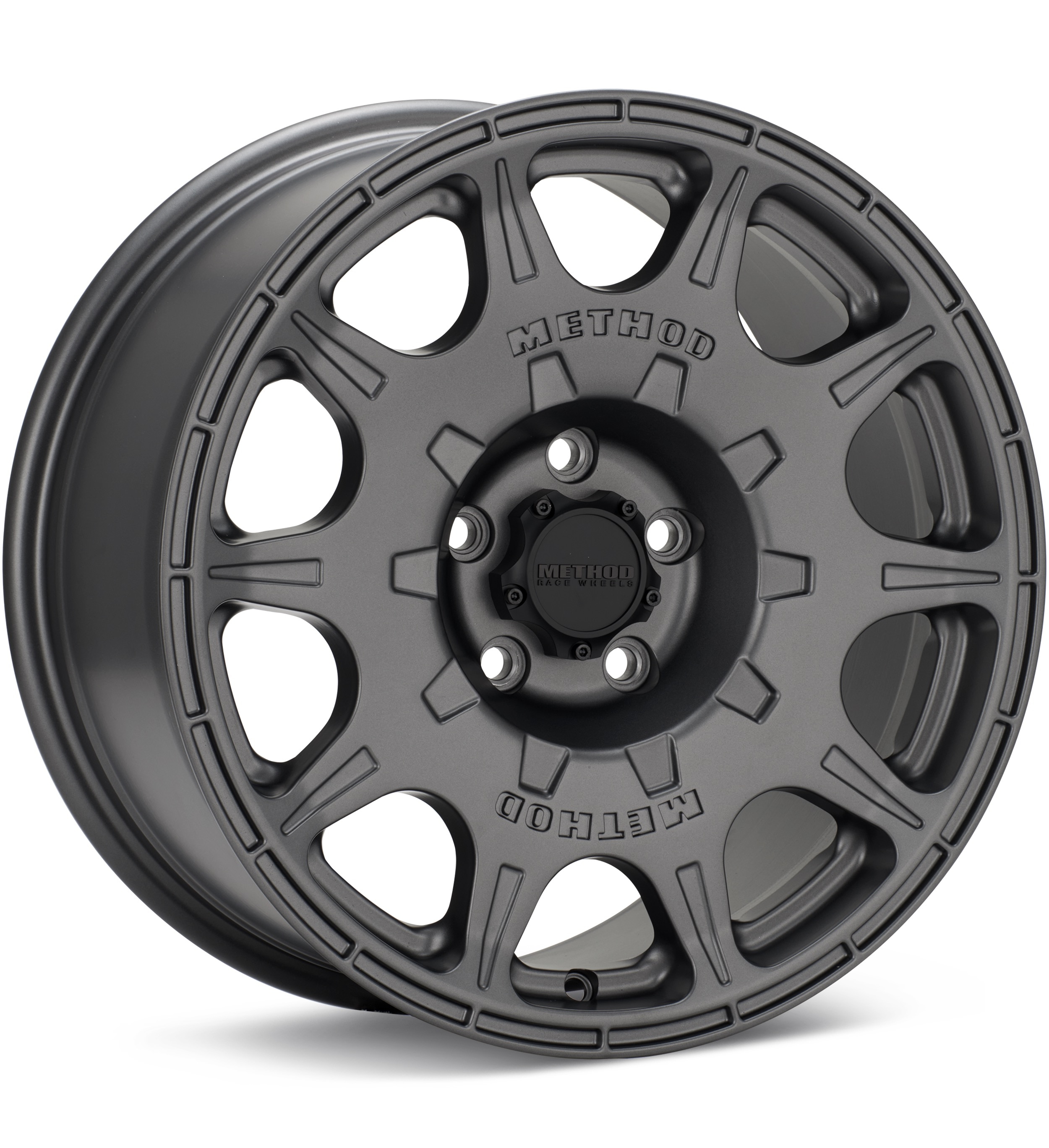 Method Rally Series MR502 V2 Titanium Gunmetal Wheels 17 In 17x8 +38