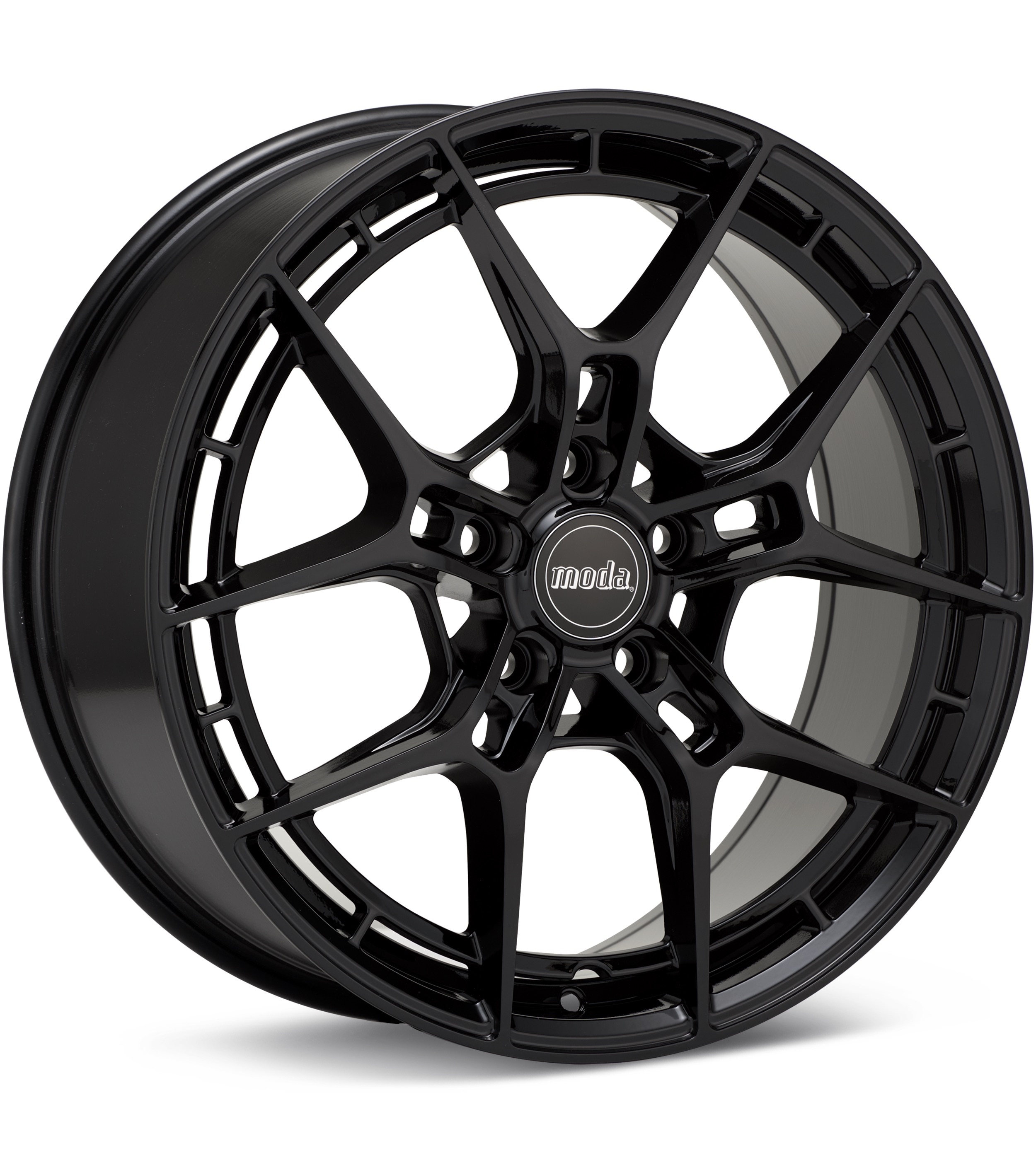 moda MD32 Gloss Black Wheels 17 In 17x8 +48