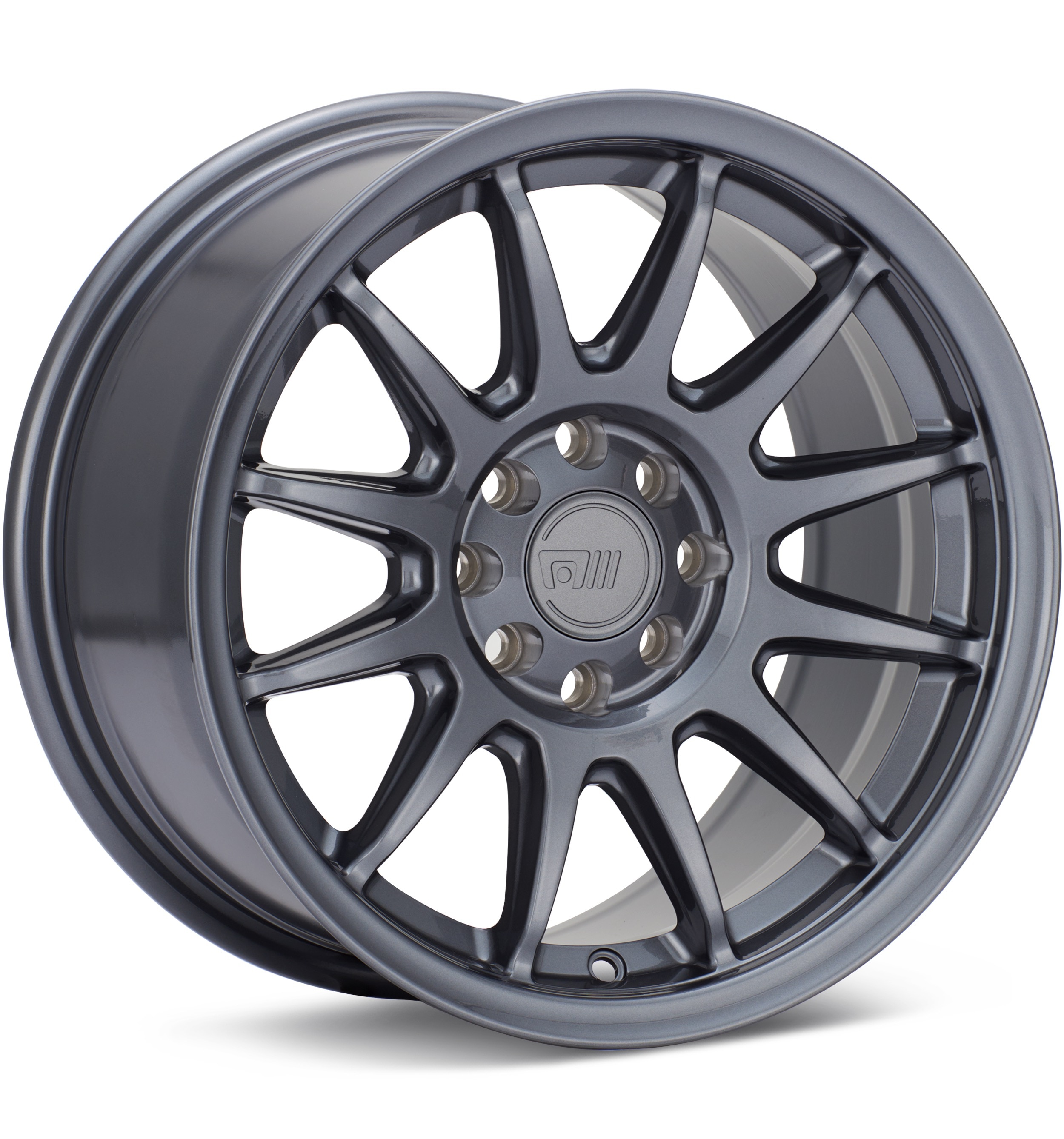 MOTEGI RACING MR156 S12 Gloss Gunmetal Silver Wheels 15 In 15x8 +28
