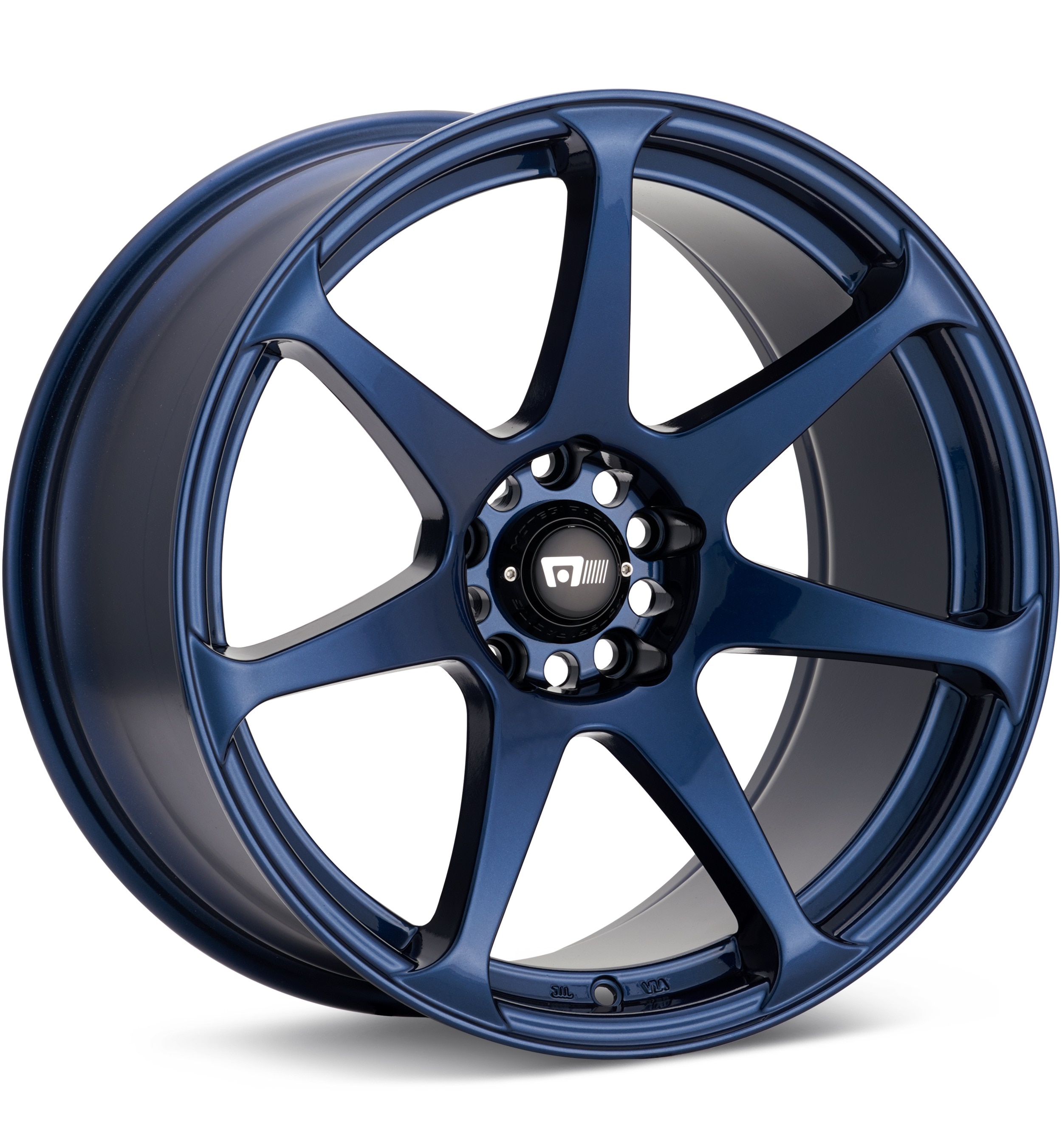 MOTEGI RACING MR154 Battle Midnight Blue Wheels 17 In 17x9.5 +30