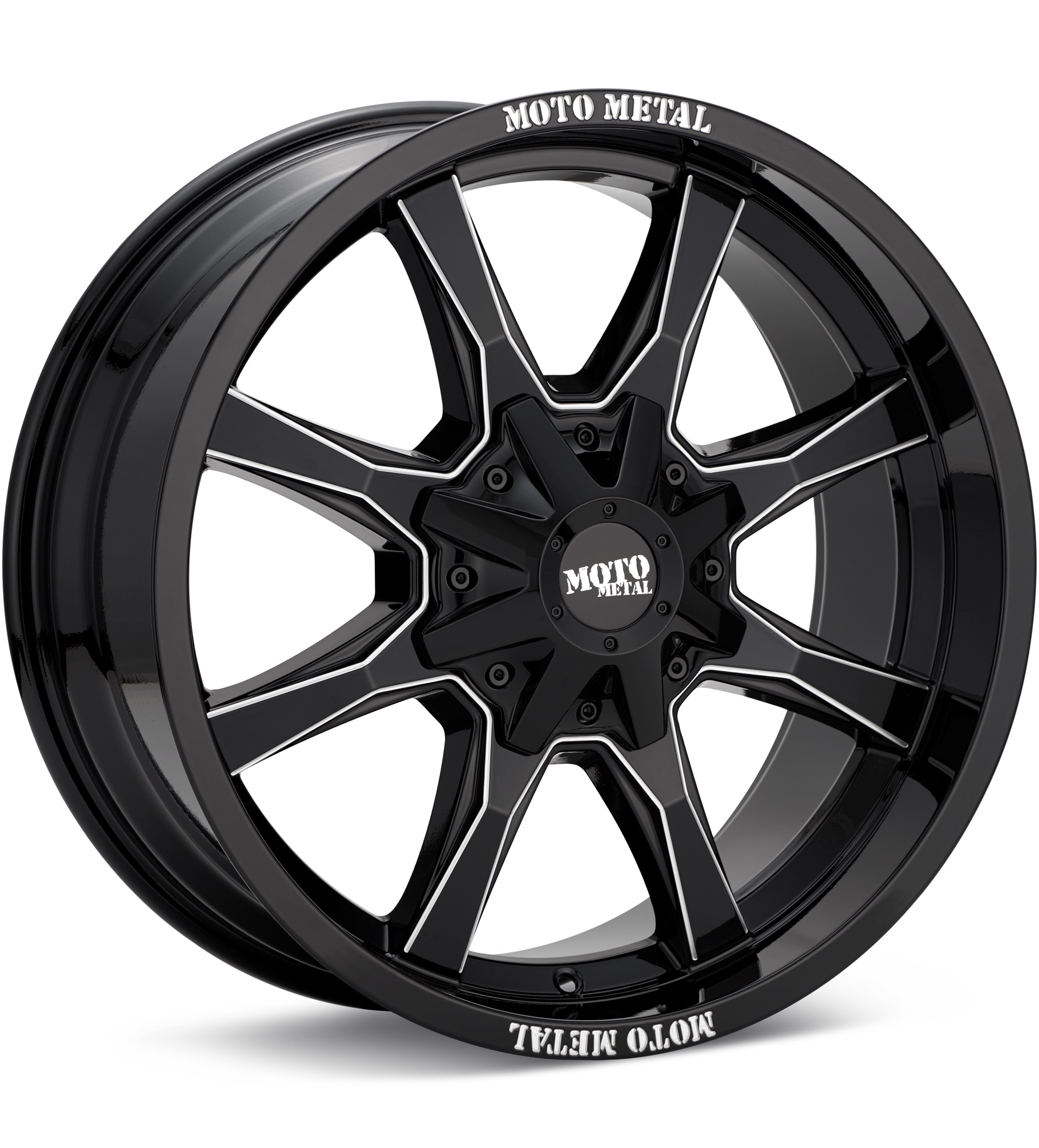 MOTO METAL MO970 Black w/Milled Accent Wheels 17 In 17x8 00