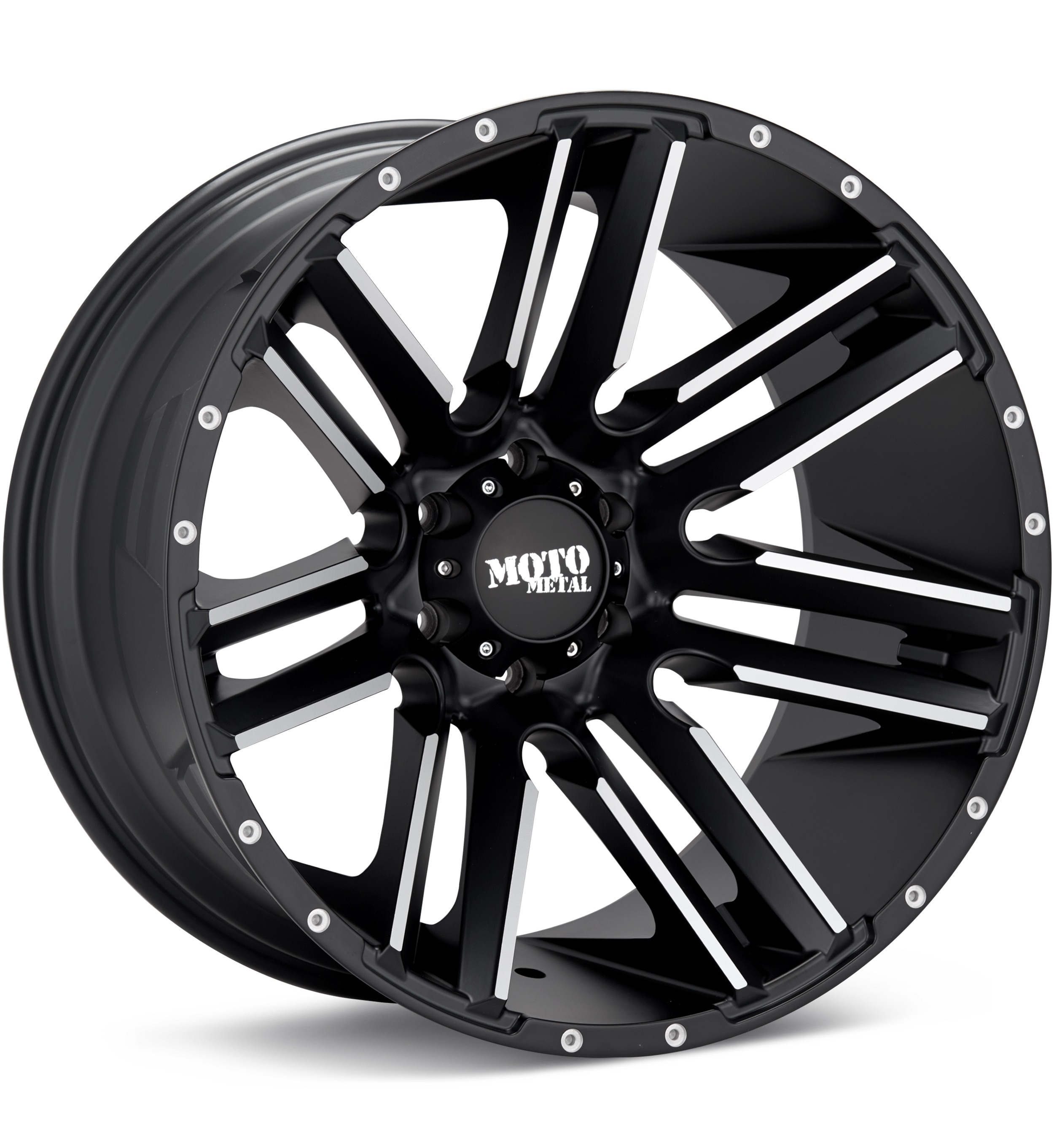 MOTO METAL MO978 Razor Machined w/Black Accent Wheels 20 In 20x10 -24