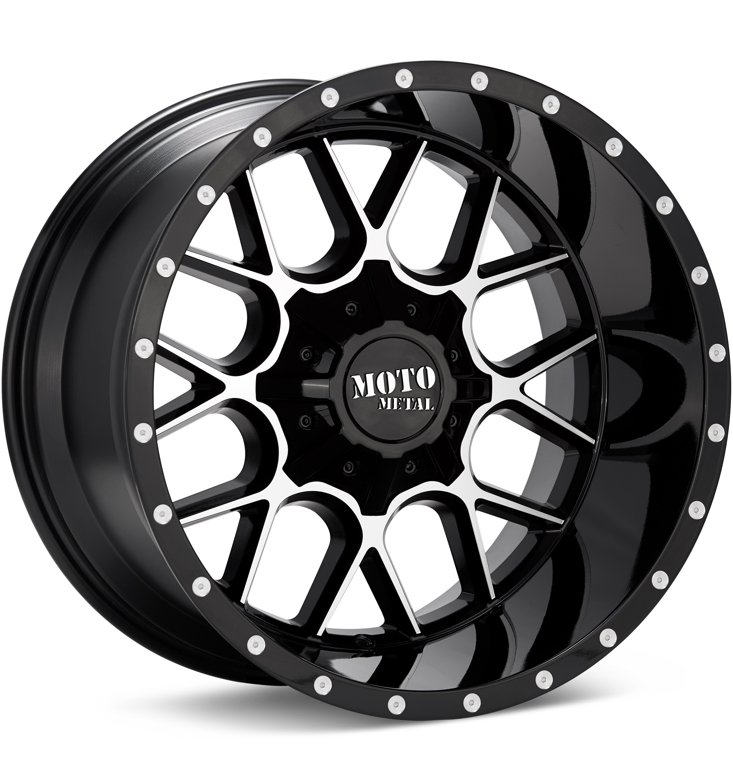 MOTO METAL MO986 Siege Machined w/Black Accent Wheels 20 In 20x9 18