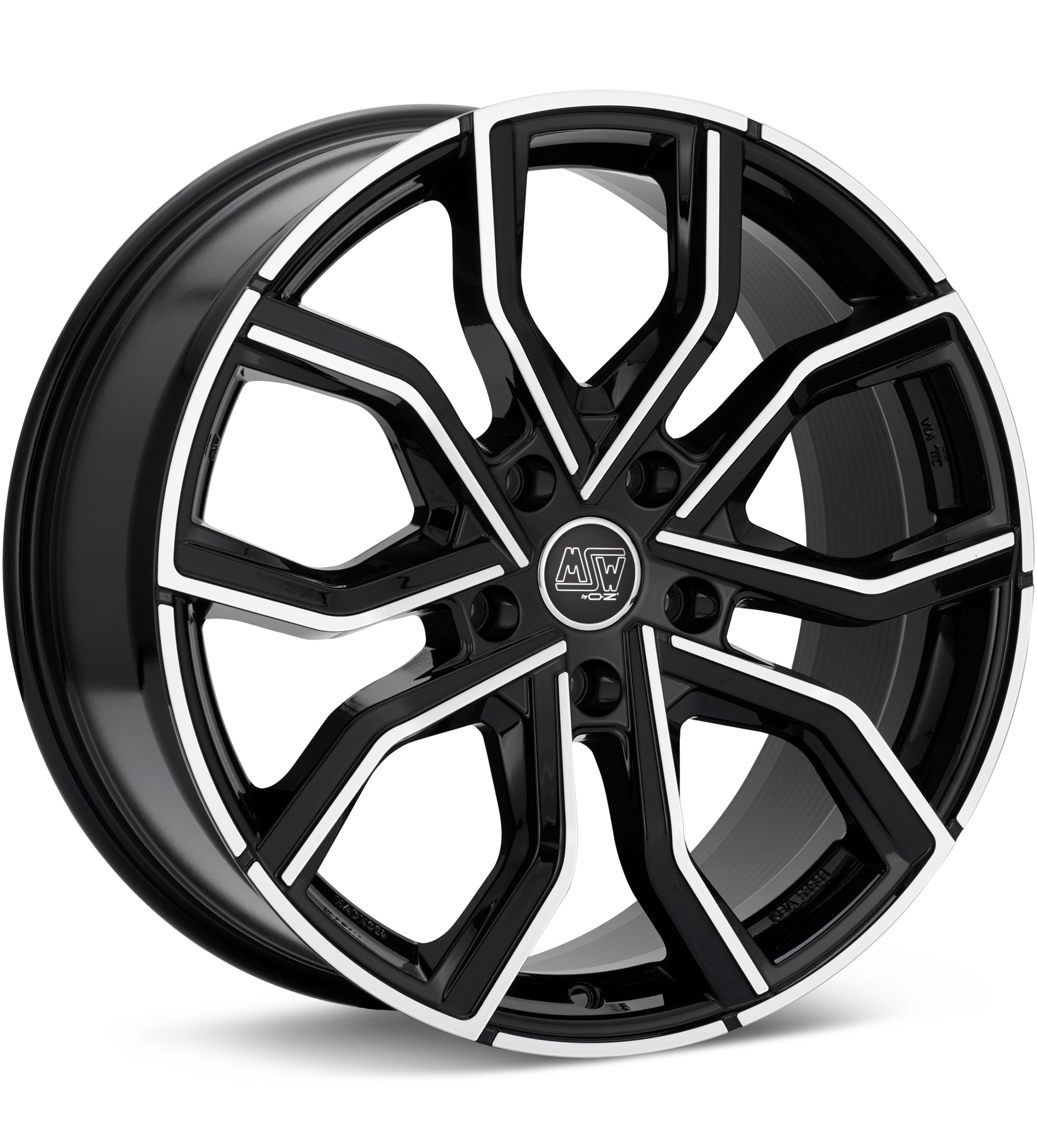 MSW Type 41 Machined w/Black Accent Wheels 20 In 20x9 +50