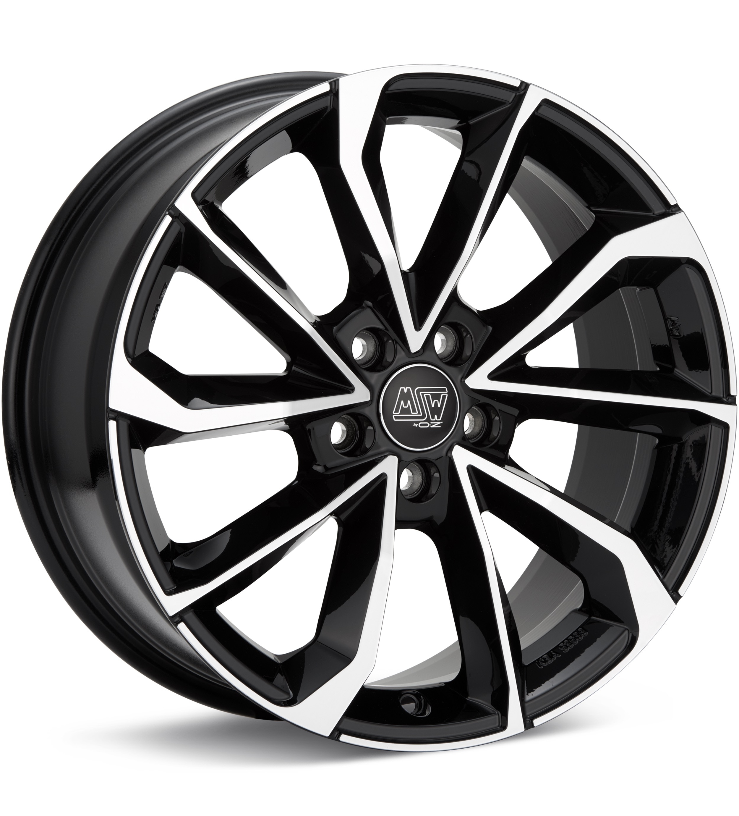 MSW Type 42 Machined w/Gloss Black Accent Wheels 18 In 18x8 +48