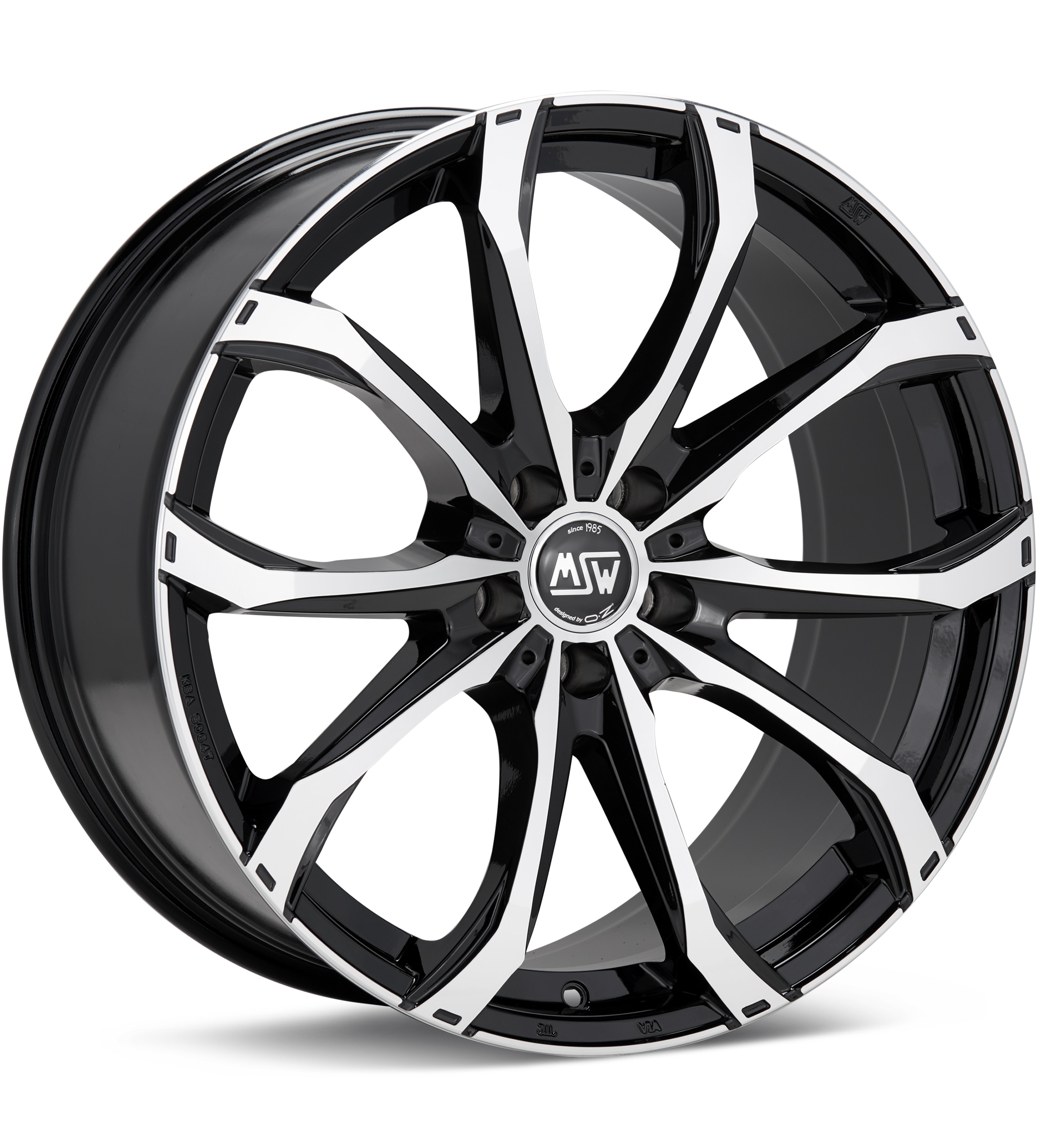 MSW Type 48 Machined w/Black Accent Wheels 19 In 19x8 45