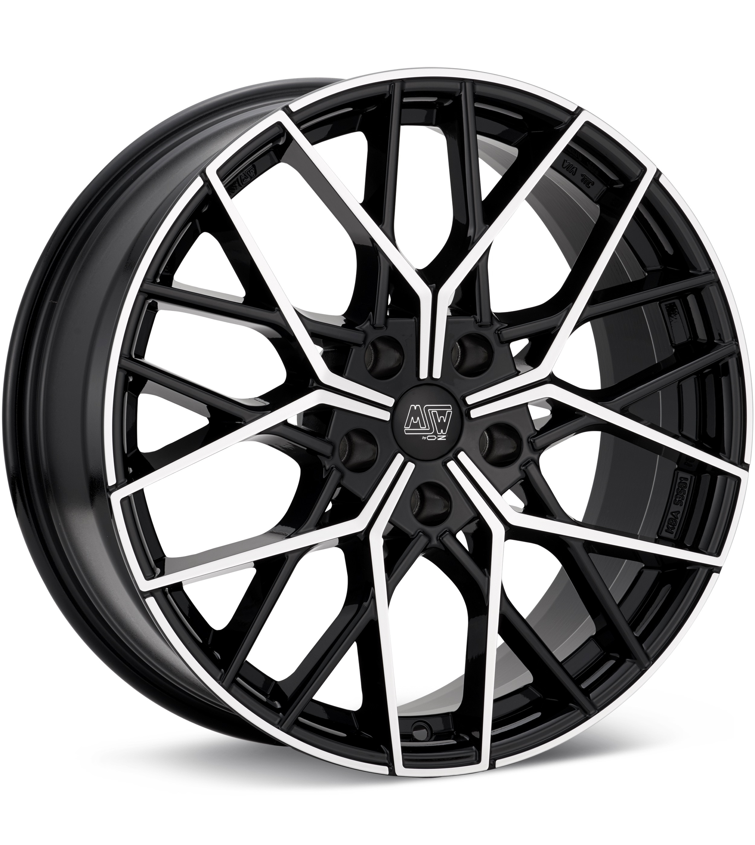 MSW Type 74 Machined w/Gloss Black Accent Wheels 19 In 19x8 +45