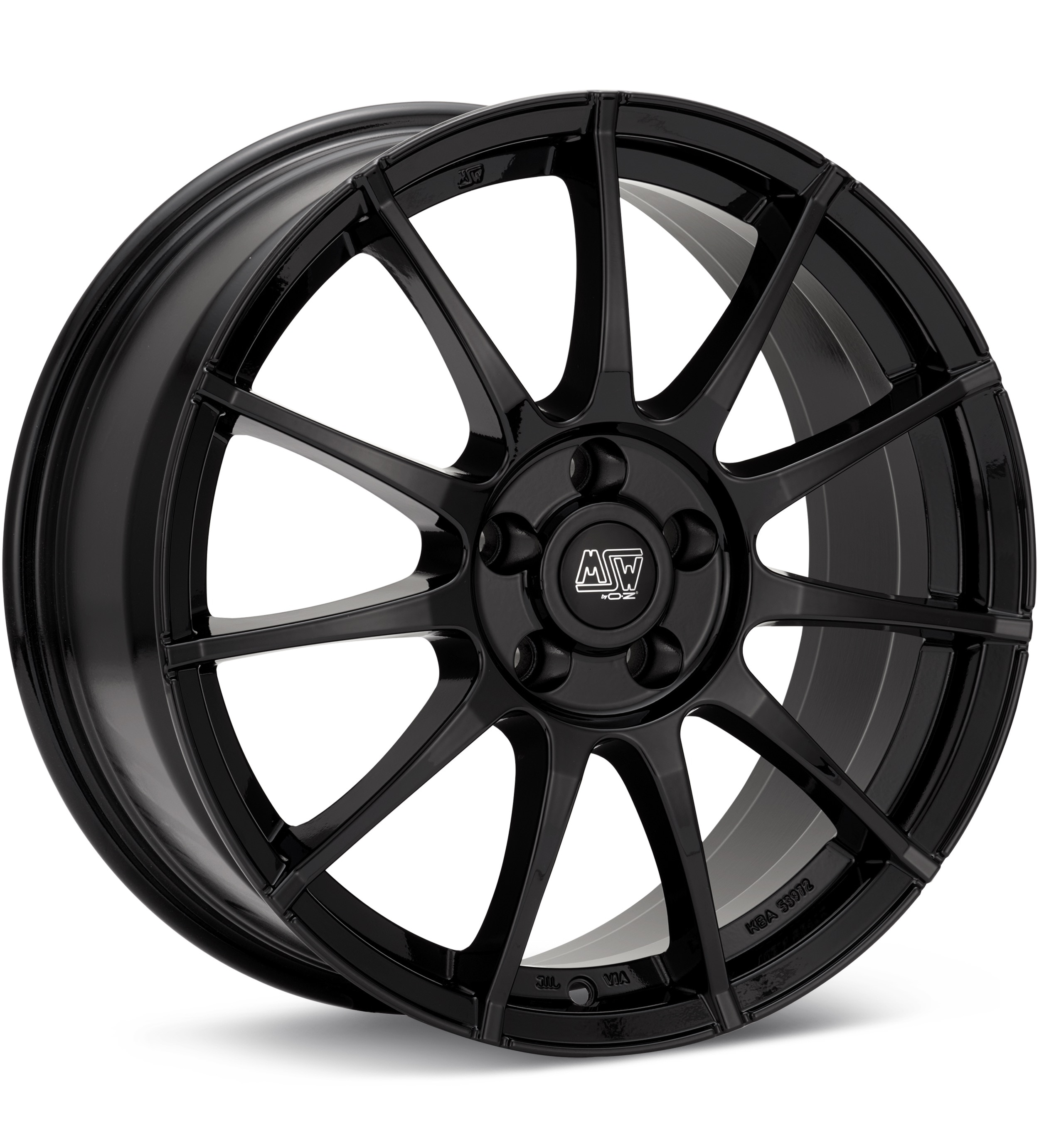 MSW Type 85T Gloss Black Wheels 16 In 16x6.5 +45