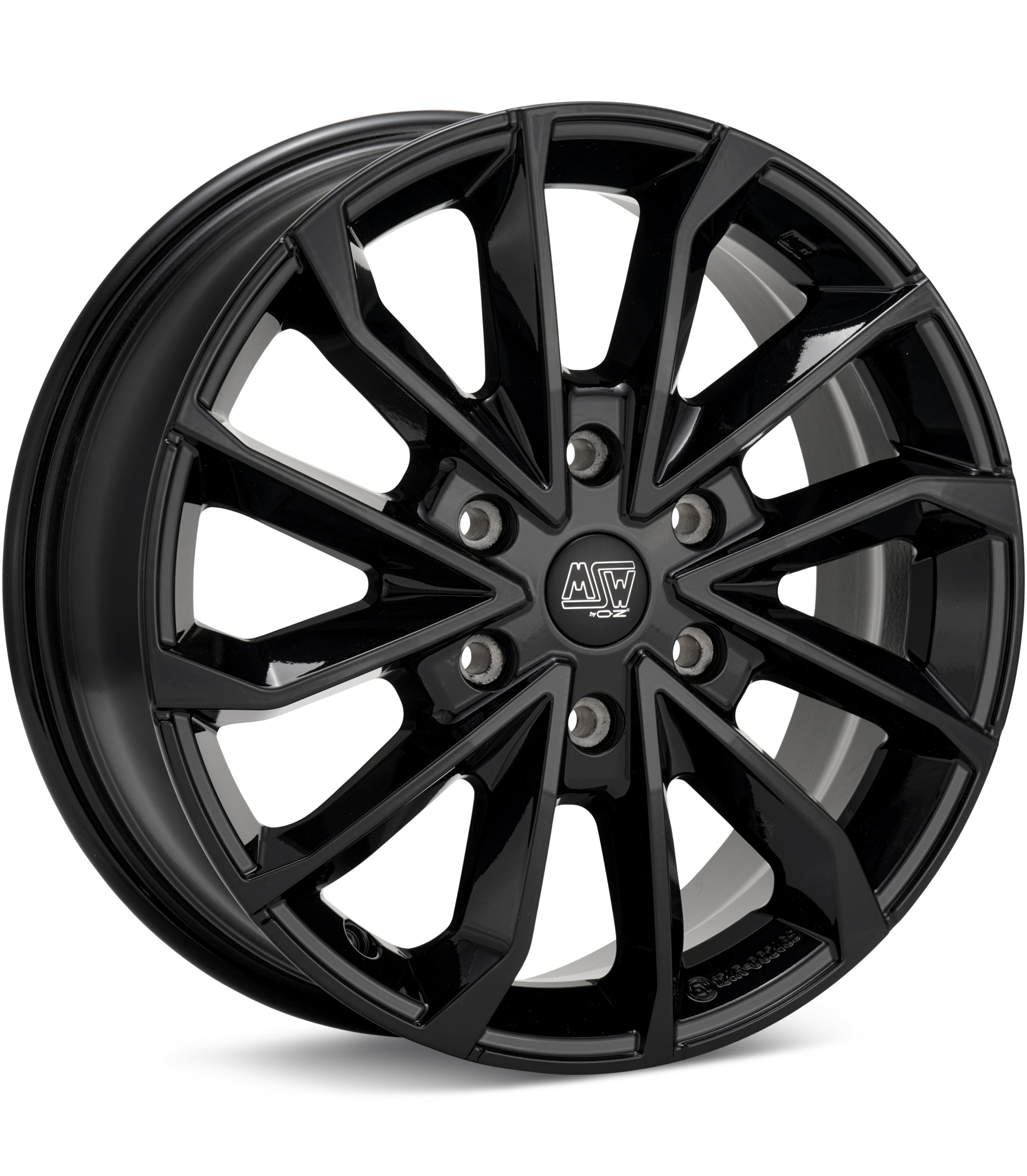 MSW Type 42 6-Lug Gloss Black Wheels 19 In 19x7.5 +45 W19473002TC5