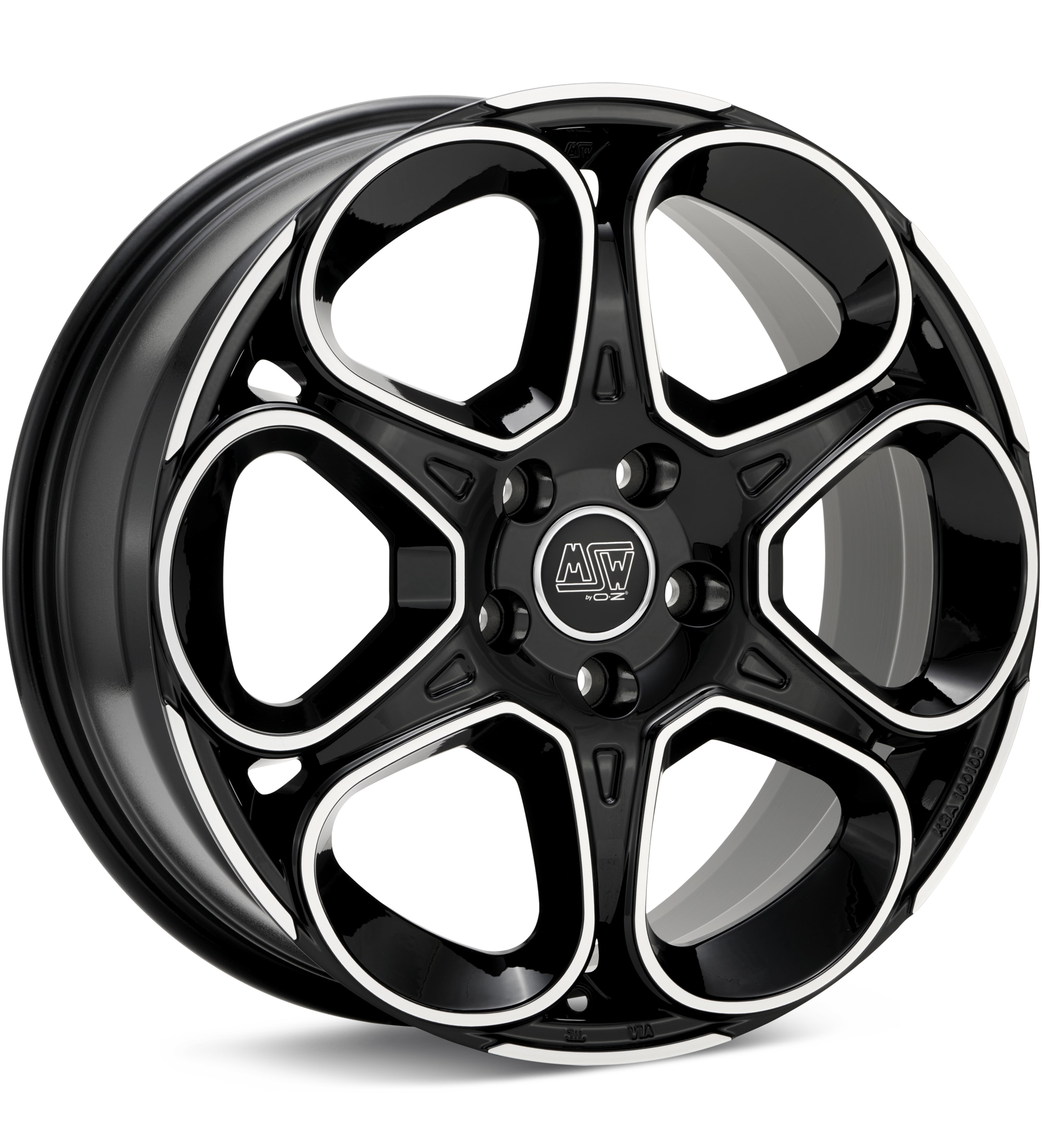 MSW Type 83 Machined w/Gloss Black Accent Wheels 18 In 18x7.5 +45 W19471506T56