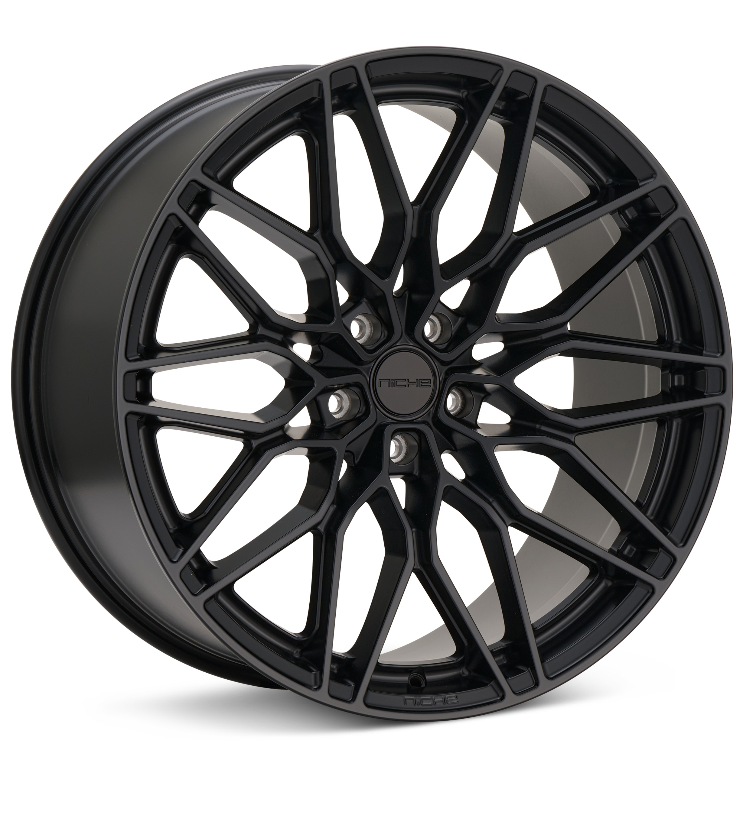 Niche Road Wheels Calabria 5 Black Wheels 22 In 22x10.5 +38 NC277MX22055238
