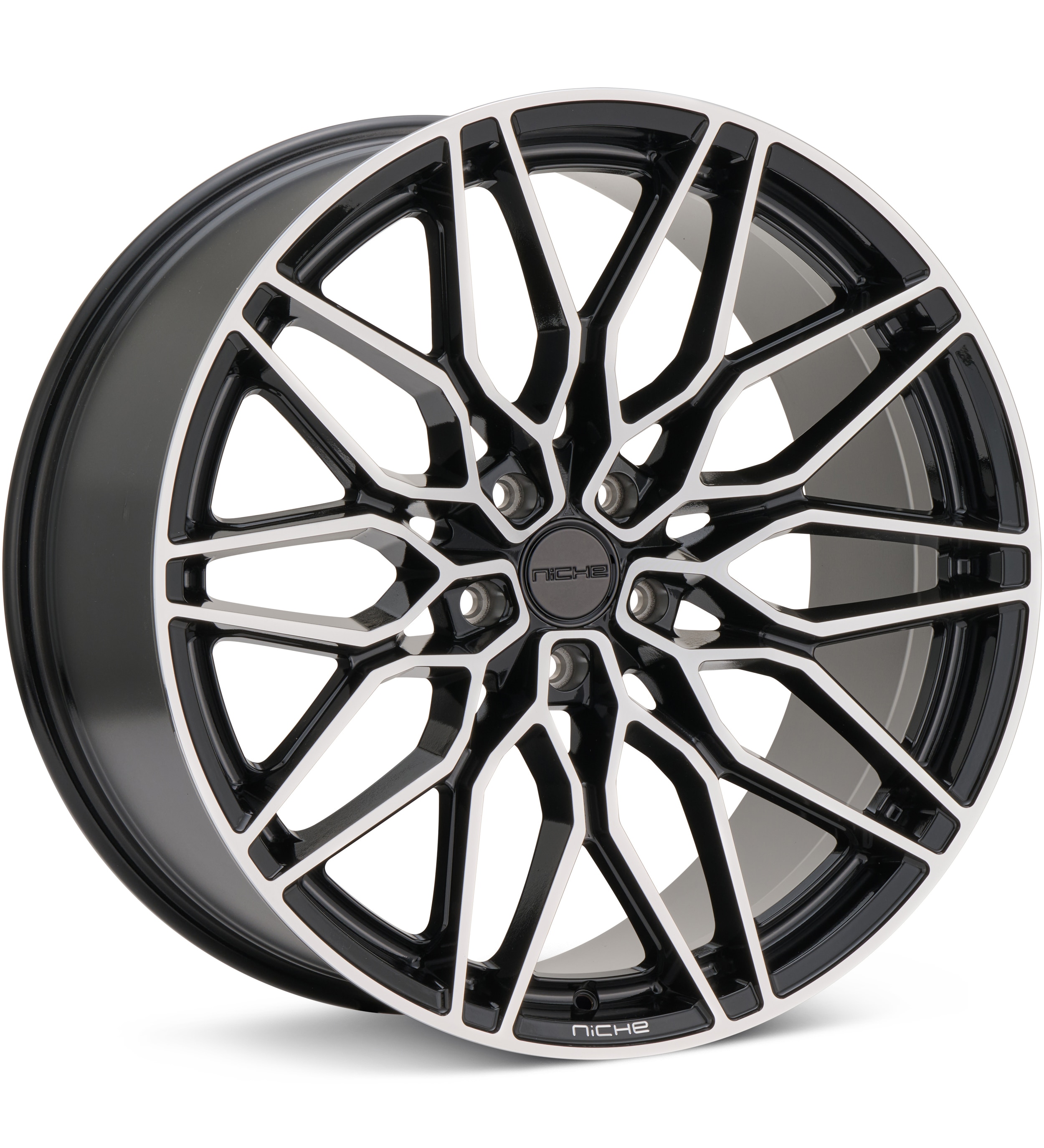Niche Road Wheels Calabria 5 Machined w/Gloss Black Accent Wheels 20 In 20x9 +27