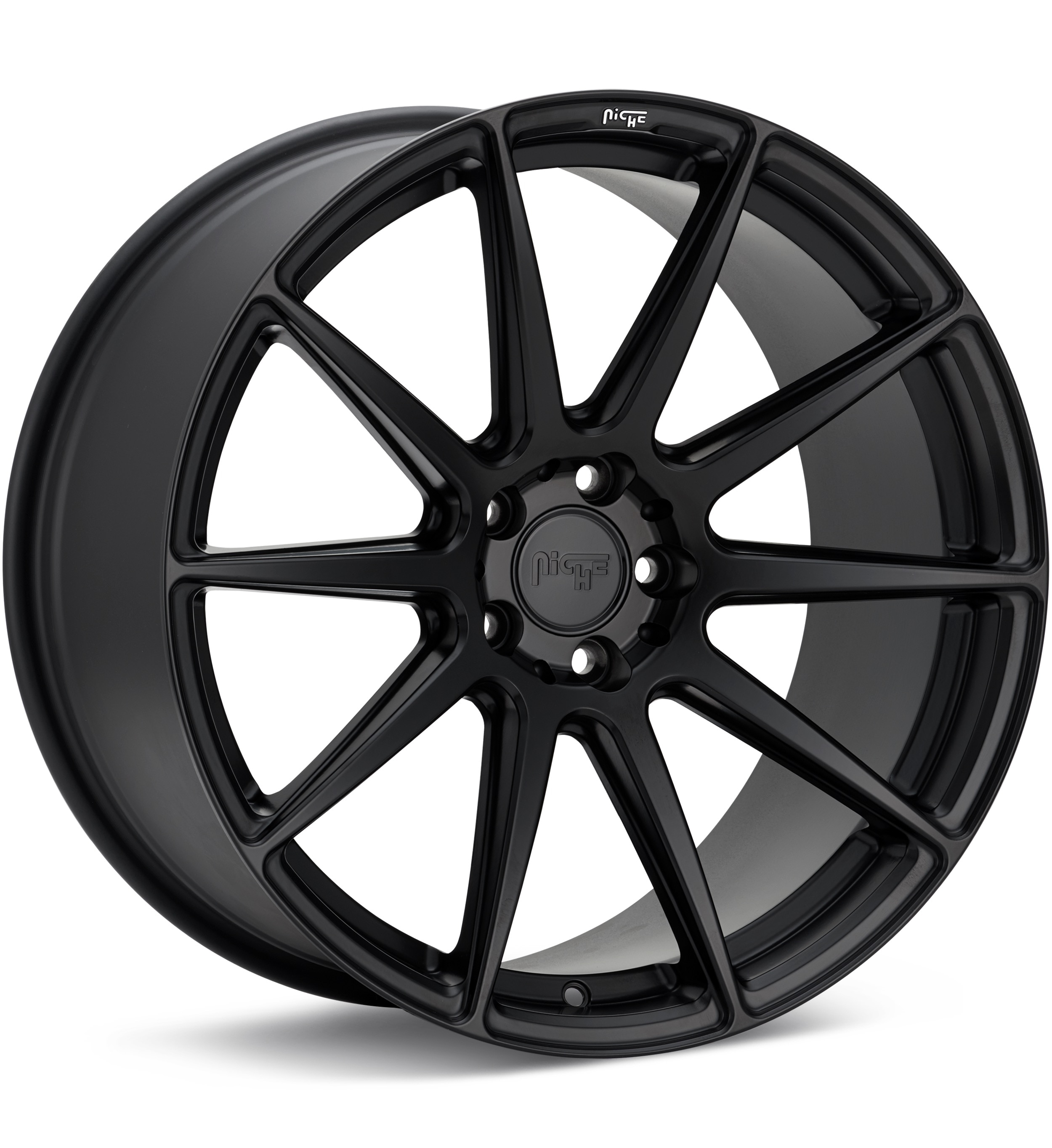 Niche Road Wheels Essen Black Wheels 19 In 19x8.5 +35