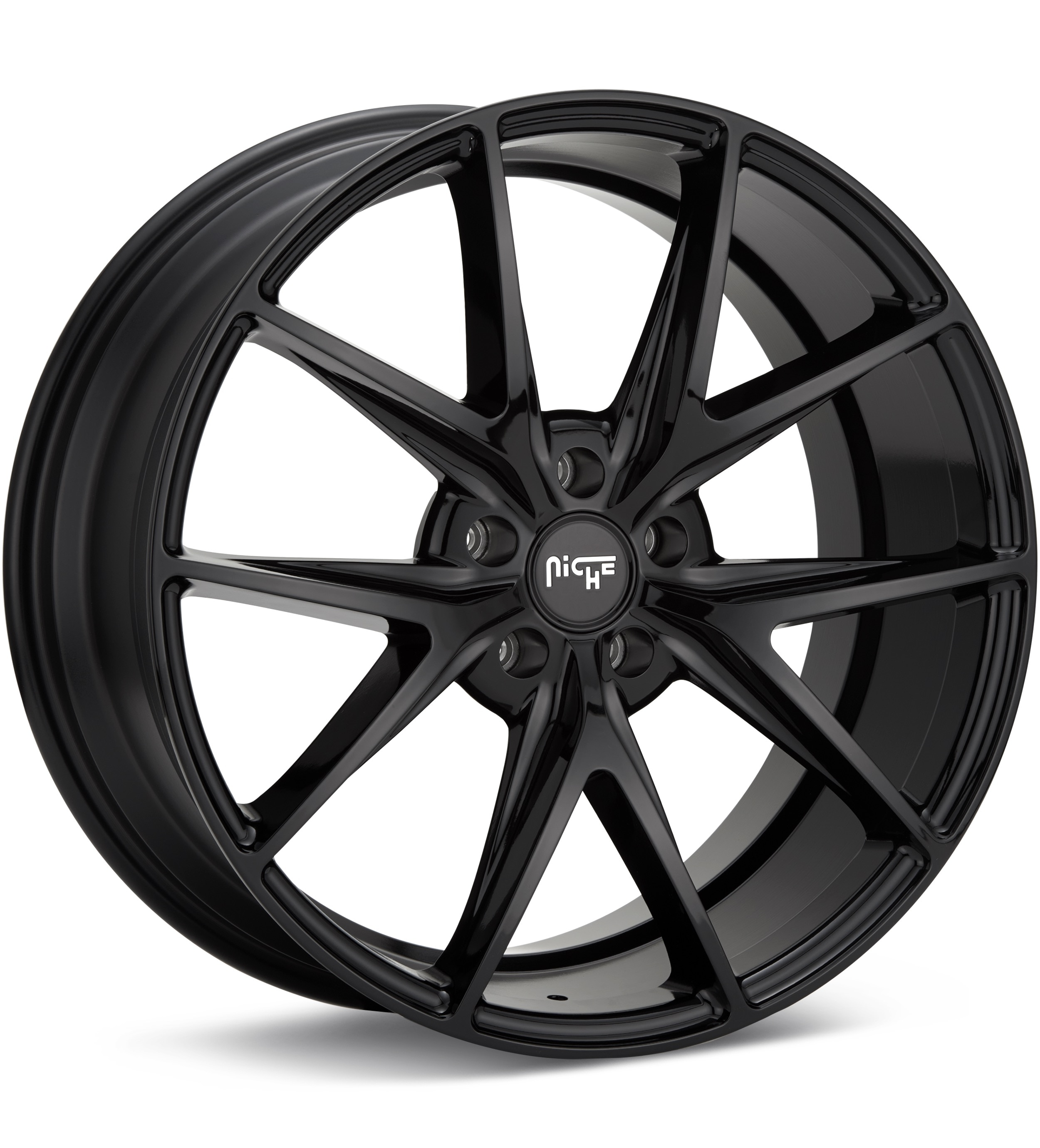 Niche Road Wheels Misano Gloss Black Wheels 20 In 20x9 +35 M119209065+35