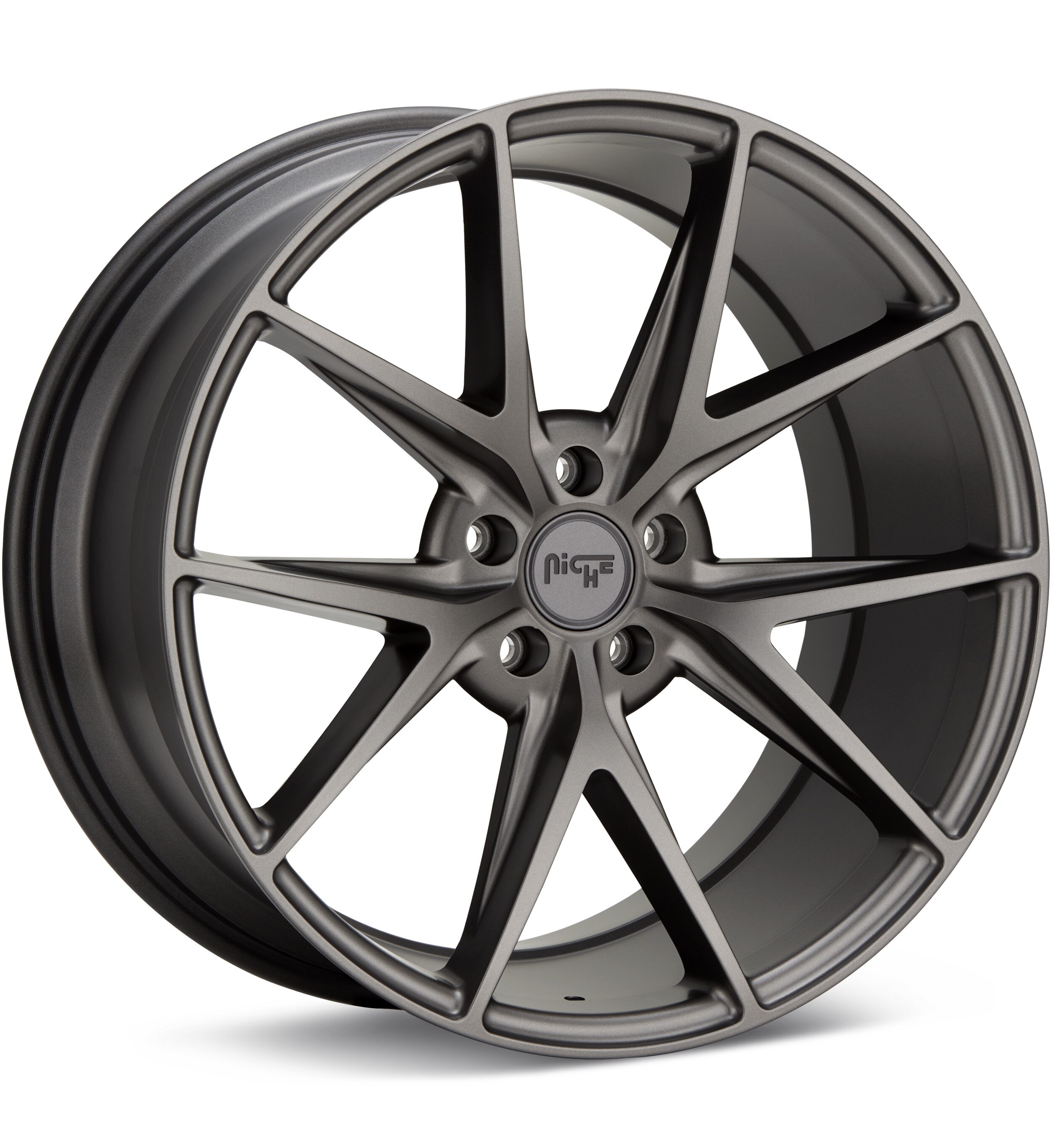 Niche Road Wheels Misano Matte Gunmetal Wheels 18 In 18x8 +40