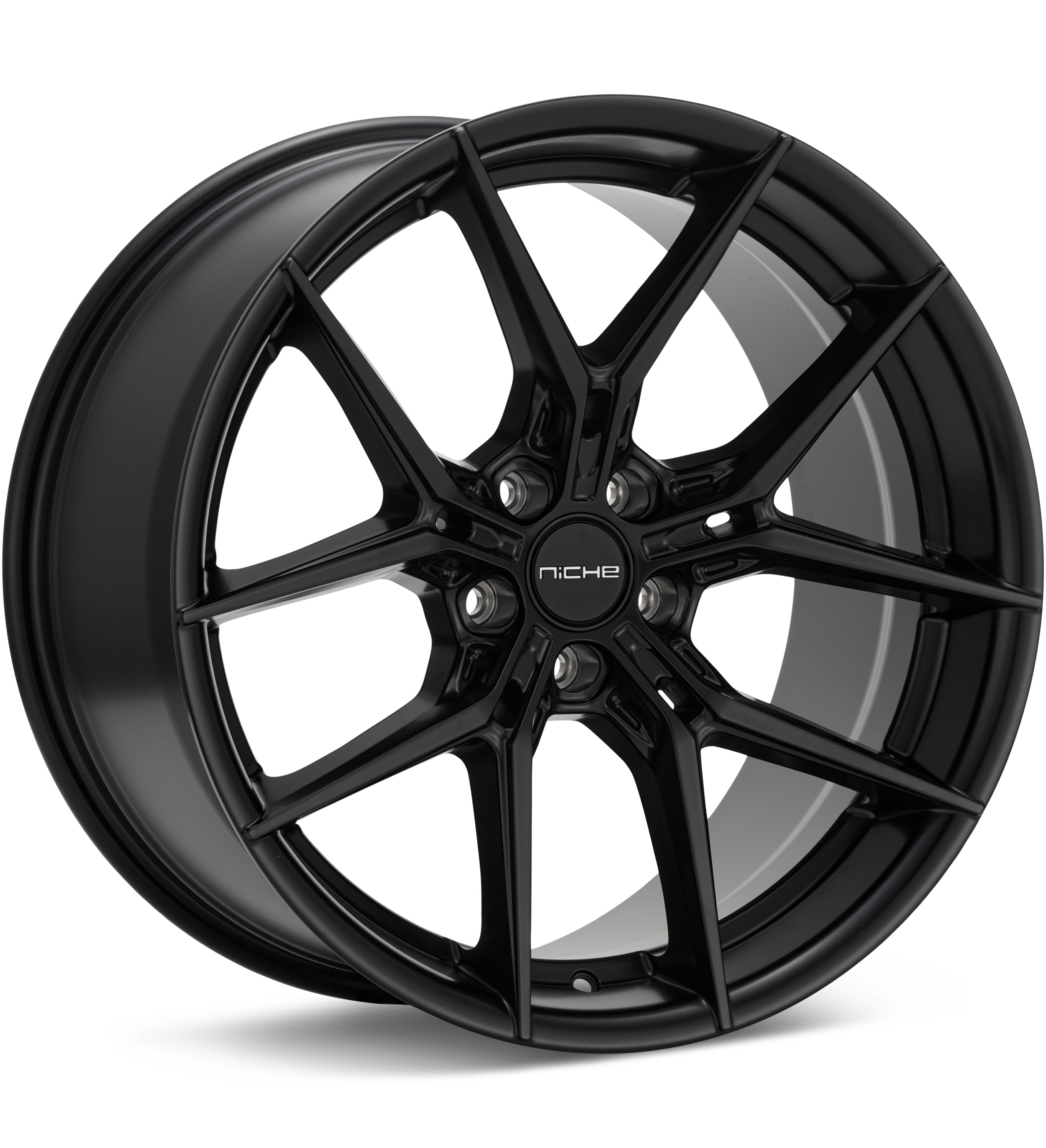 Niche Road Wheels Prodigy 5 Black Wheels 22 In 22x9 +27 NC279MX22905227