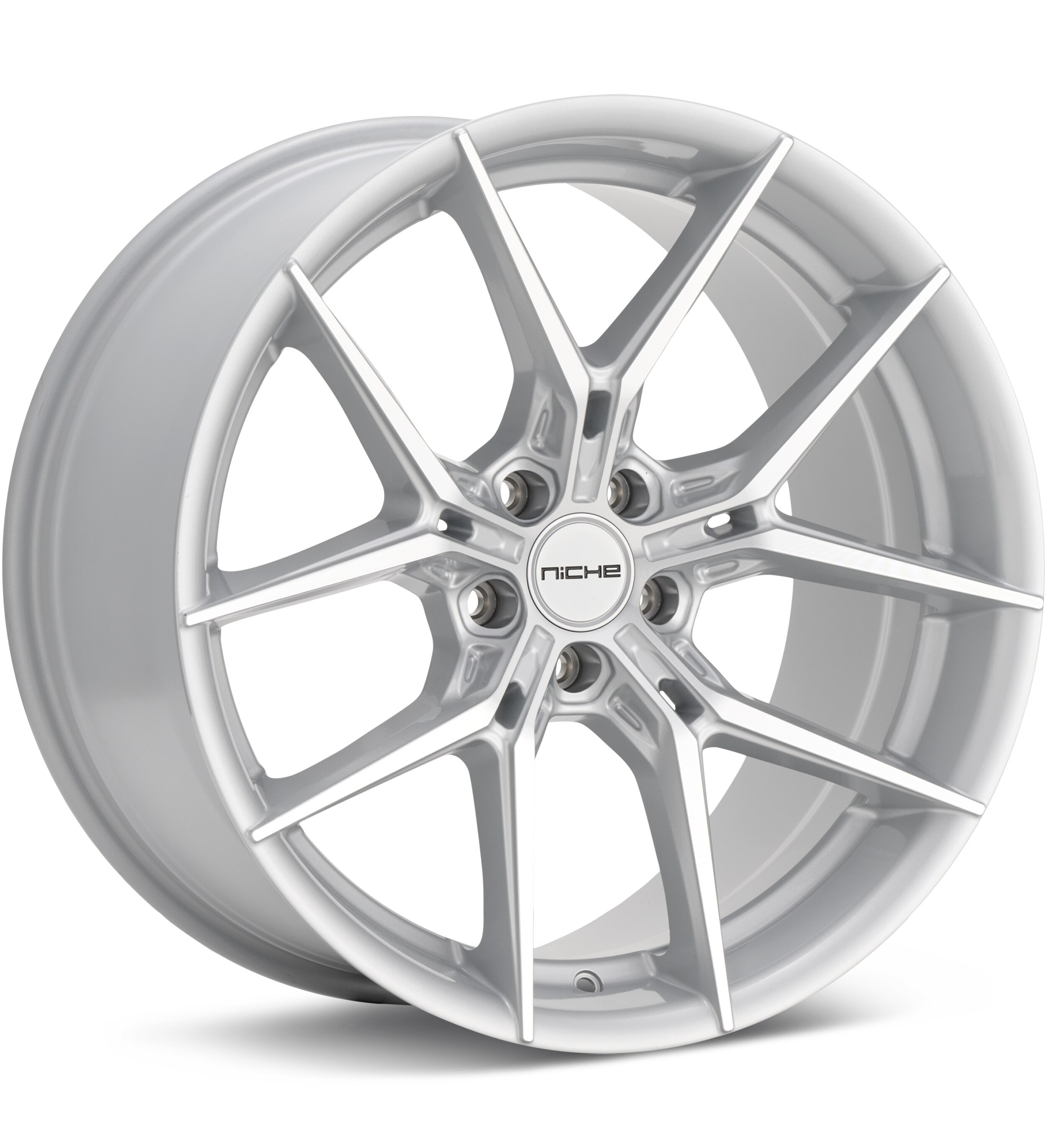 Niche Road Wheels Prodigy 5 Silver Machined w/Clearcoat Wheels 20 In 20x11 +50 NC279SD20115W50