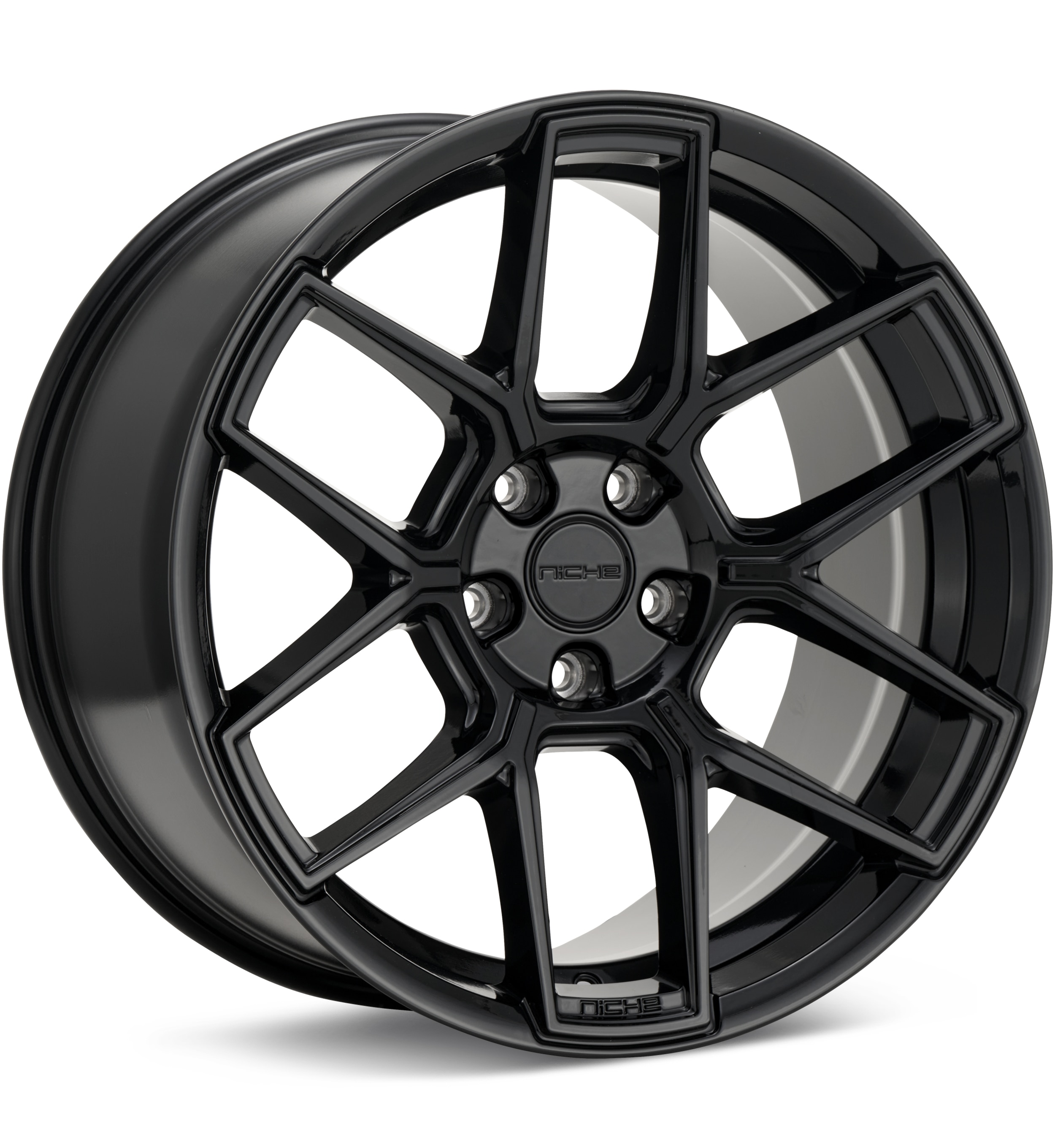 Niche Road Wheels Rise Gloss Black Wheels 22 In 22x9.5 +20 NC281BX22955720