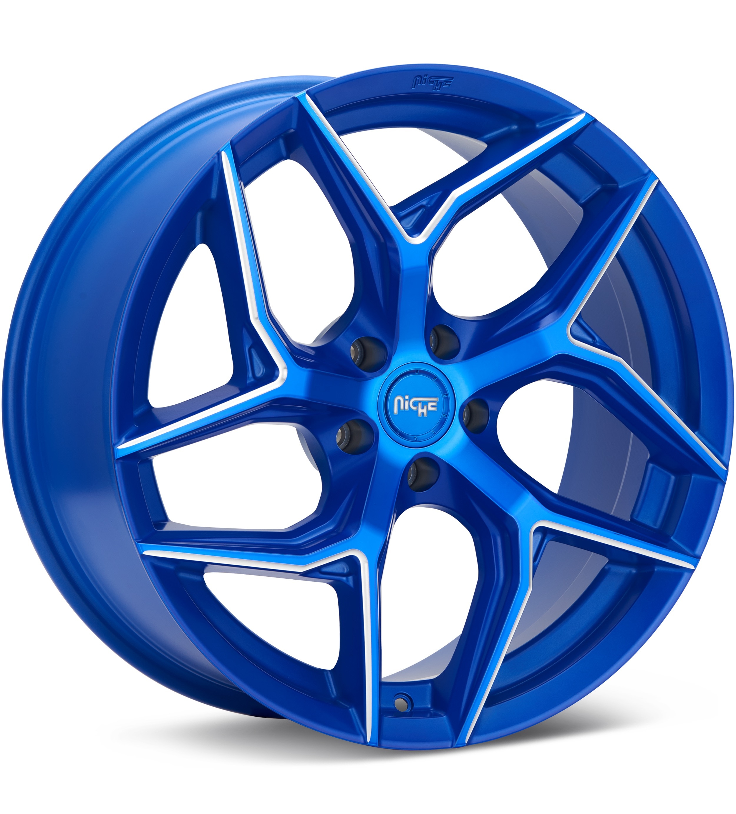 Niche Road Wheels Torsion Anodized Blue w/Milled Accent Wheels 20 In 20x9 +35