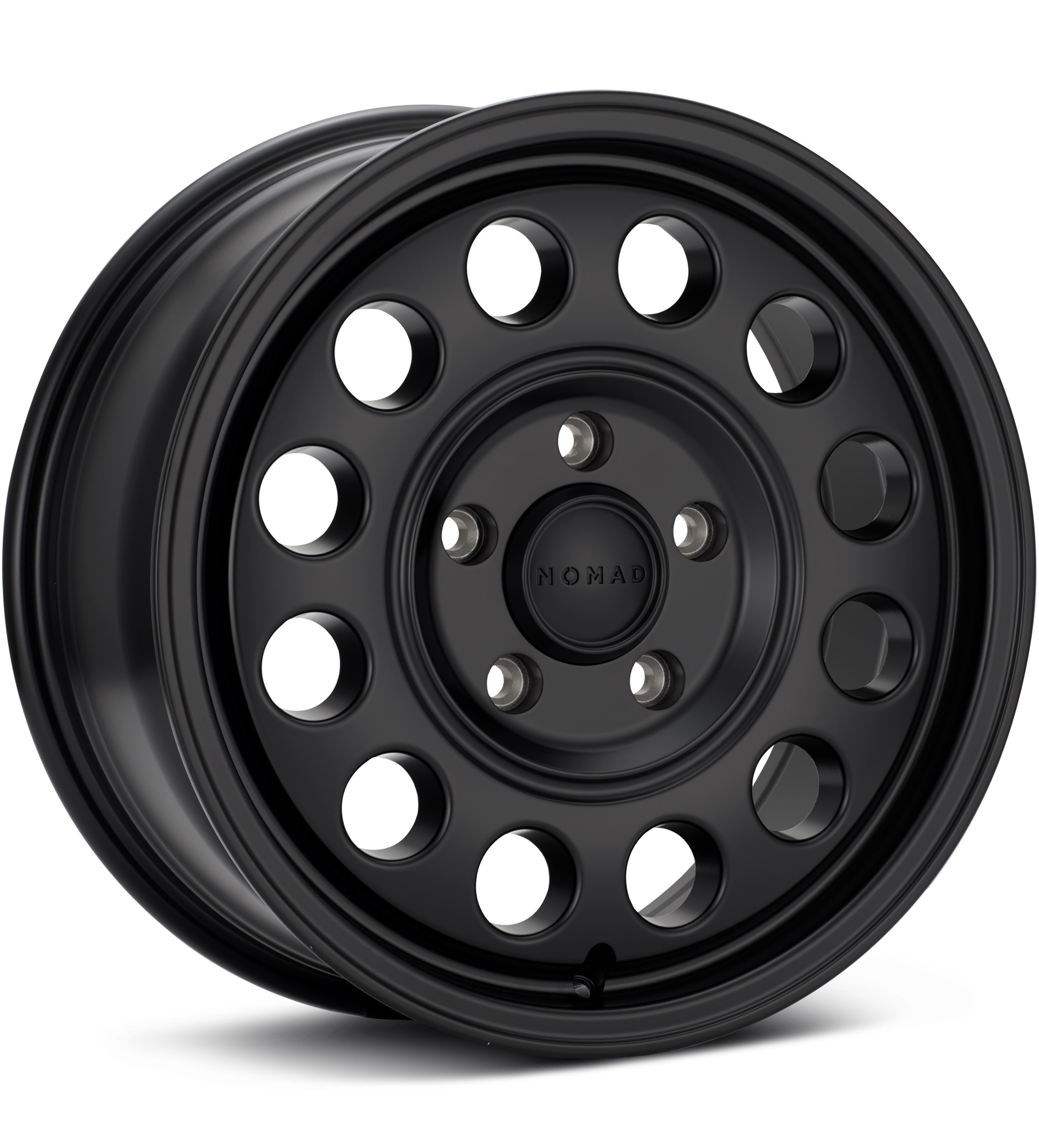 Nomad Convoy Van Satin Black Wheels 17 In 17x7.5 +50