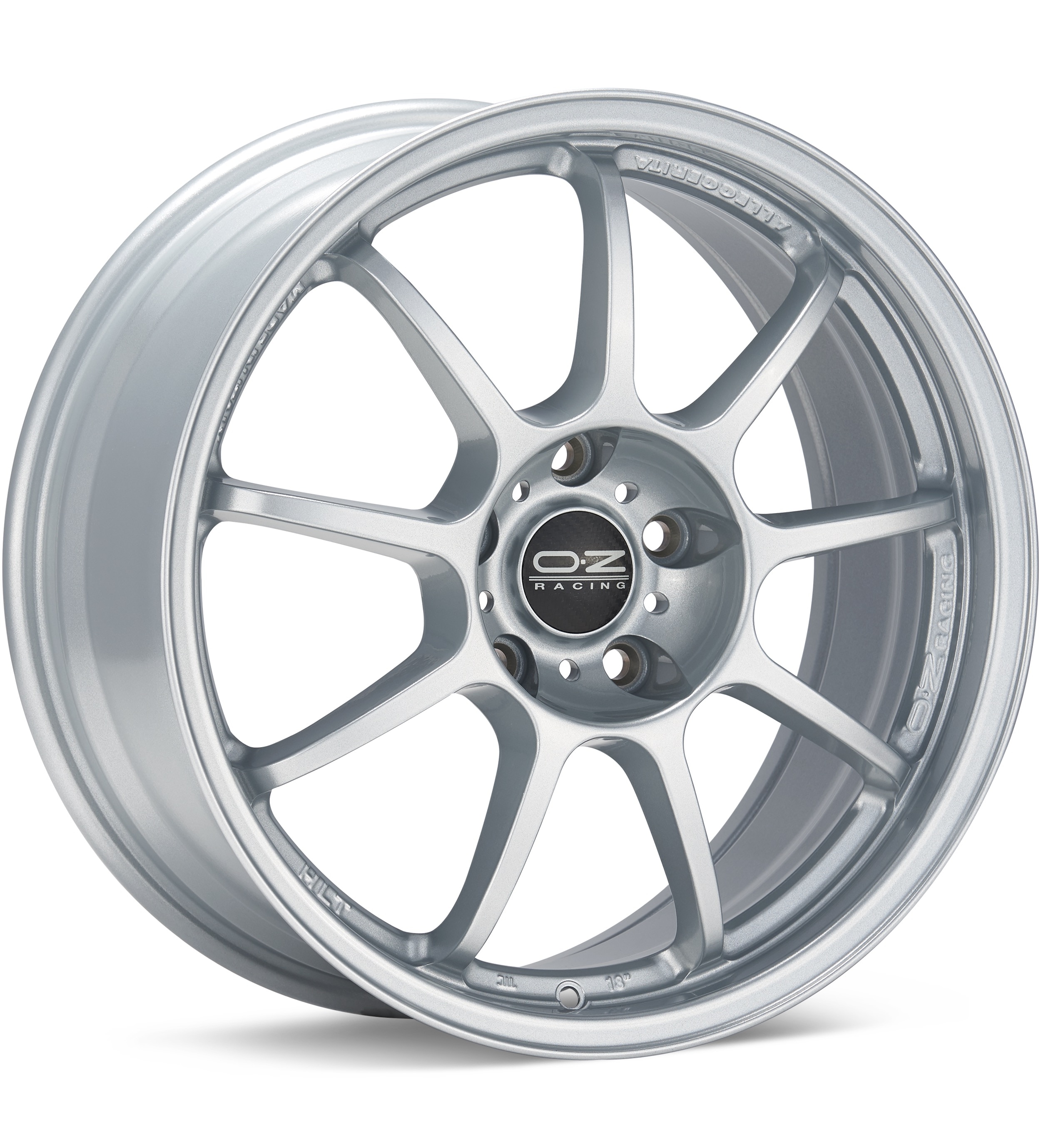 O.Z. Alleggerita HLT Star Silver Wheels 17 In 17x7.5 48