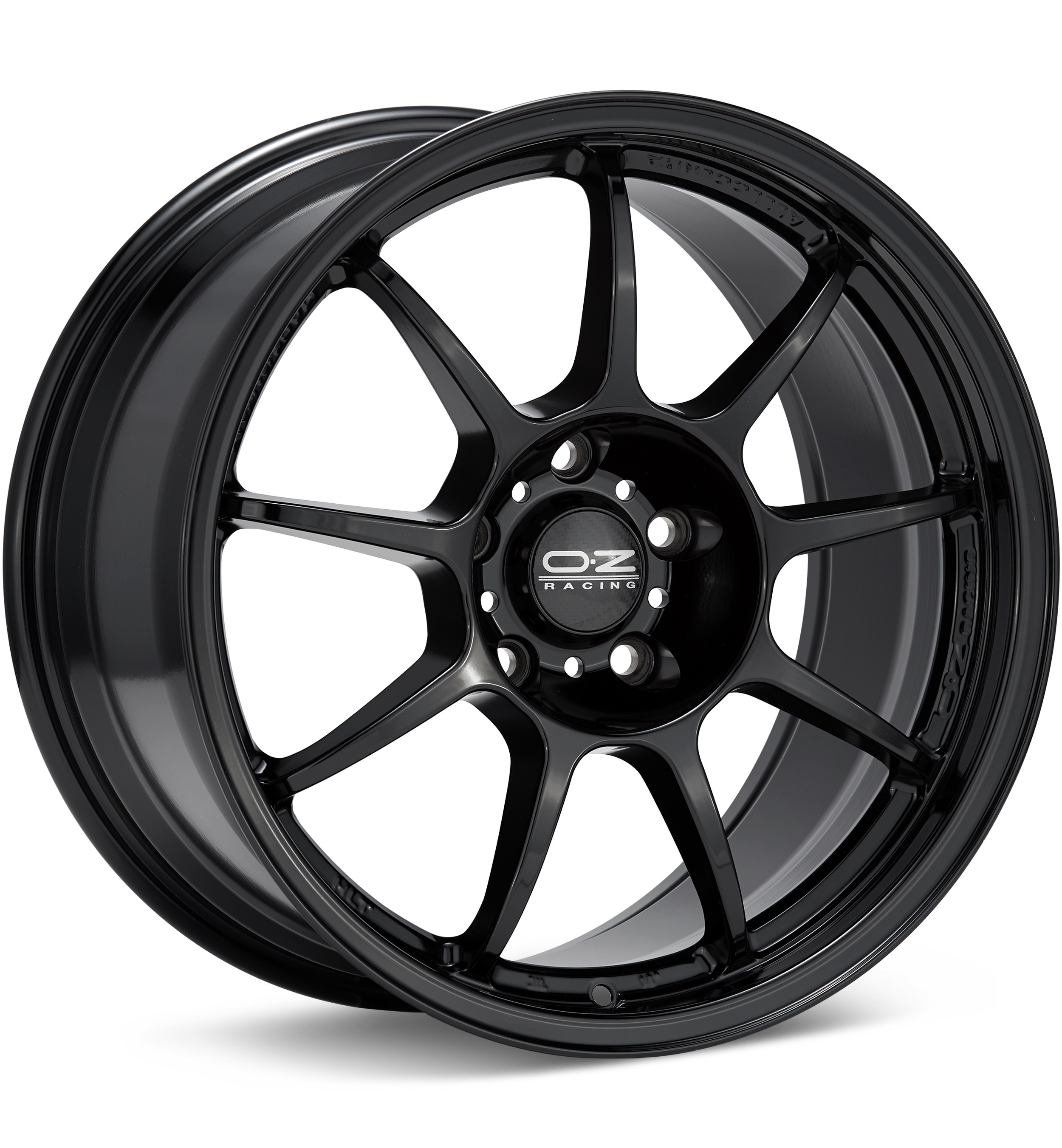 O.Z. Alleggerita HLT Gloss Black Wheels 17 In 17x8 48