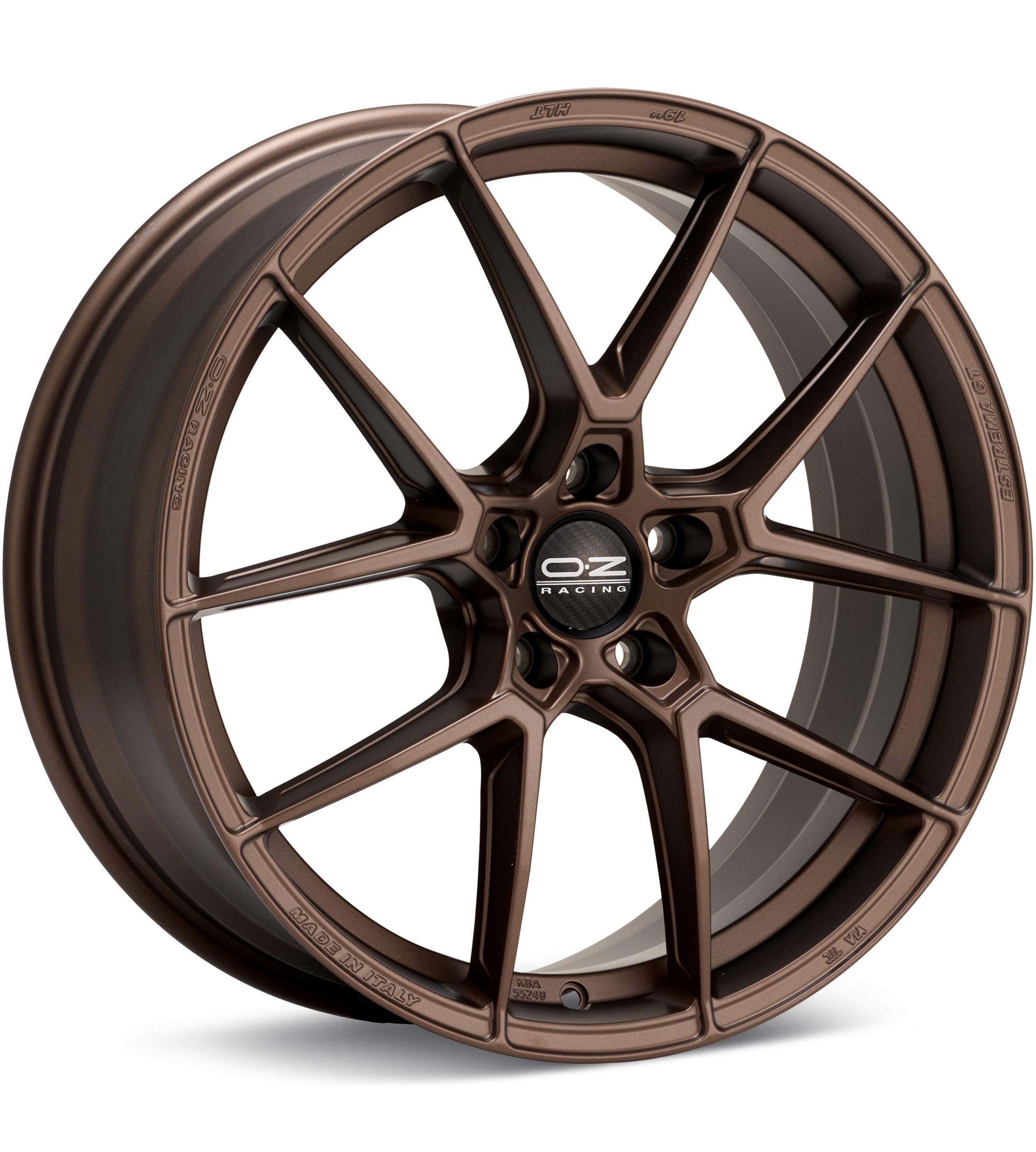 O.Z. Estrema GT HLT Matte Bronze Wheels 18 In 18x8.5 +35