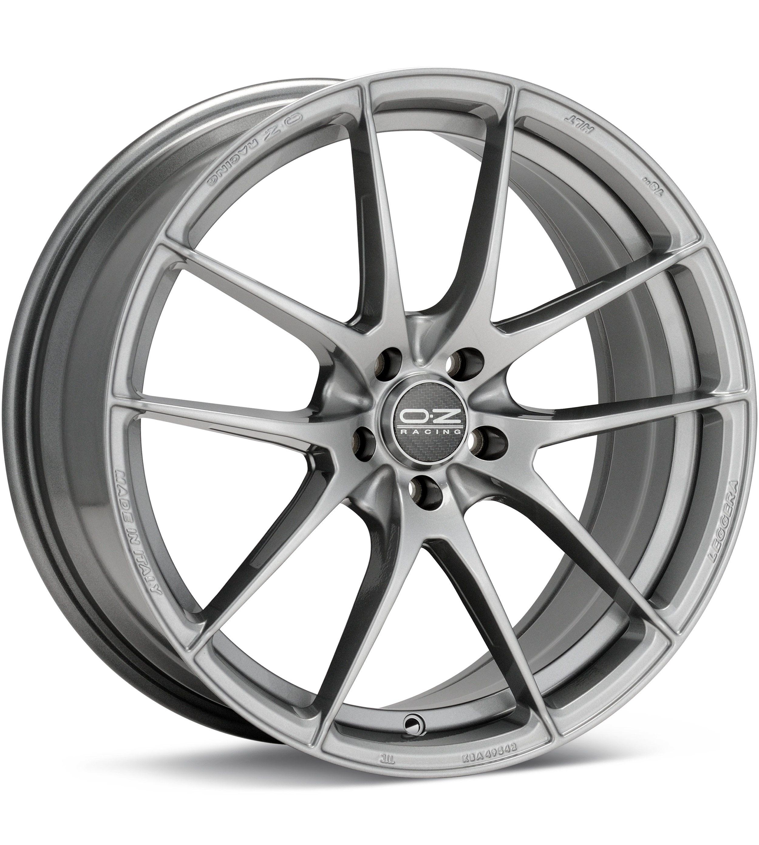 O.Z. Leggera HLT Bright Race Grey Wheels 19 In 19x8 45