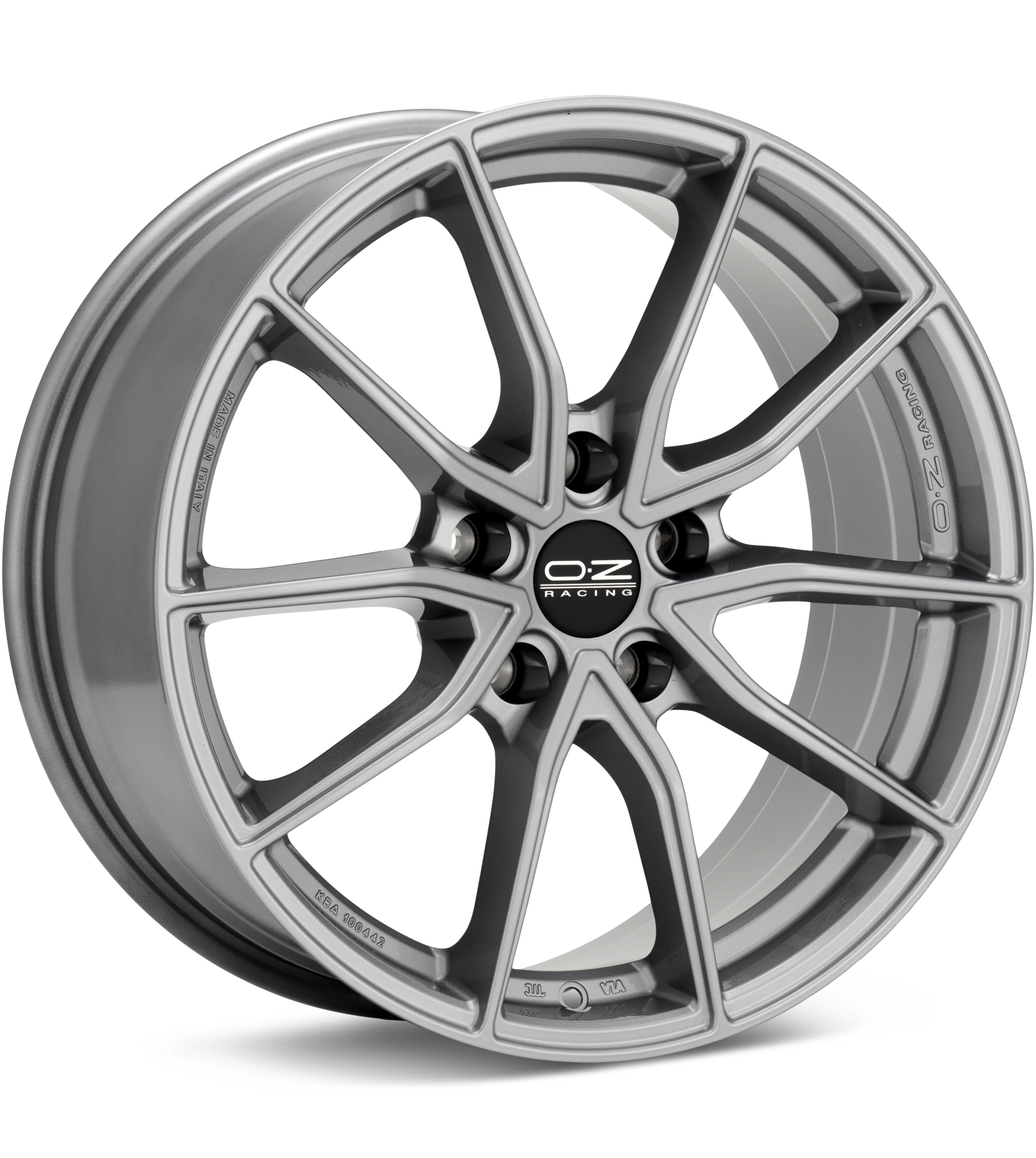 O.Z. Super Sport Bright Race Grey Wheels 18 In 18x8 +45 W01E07053H1