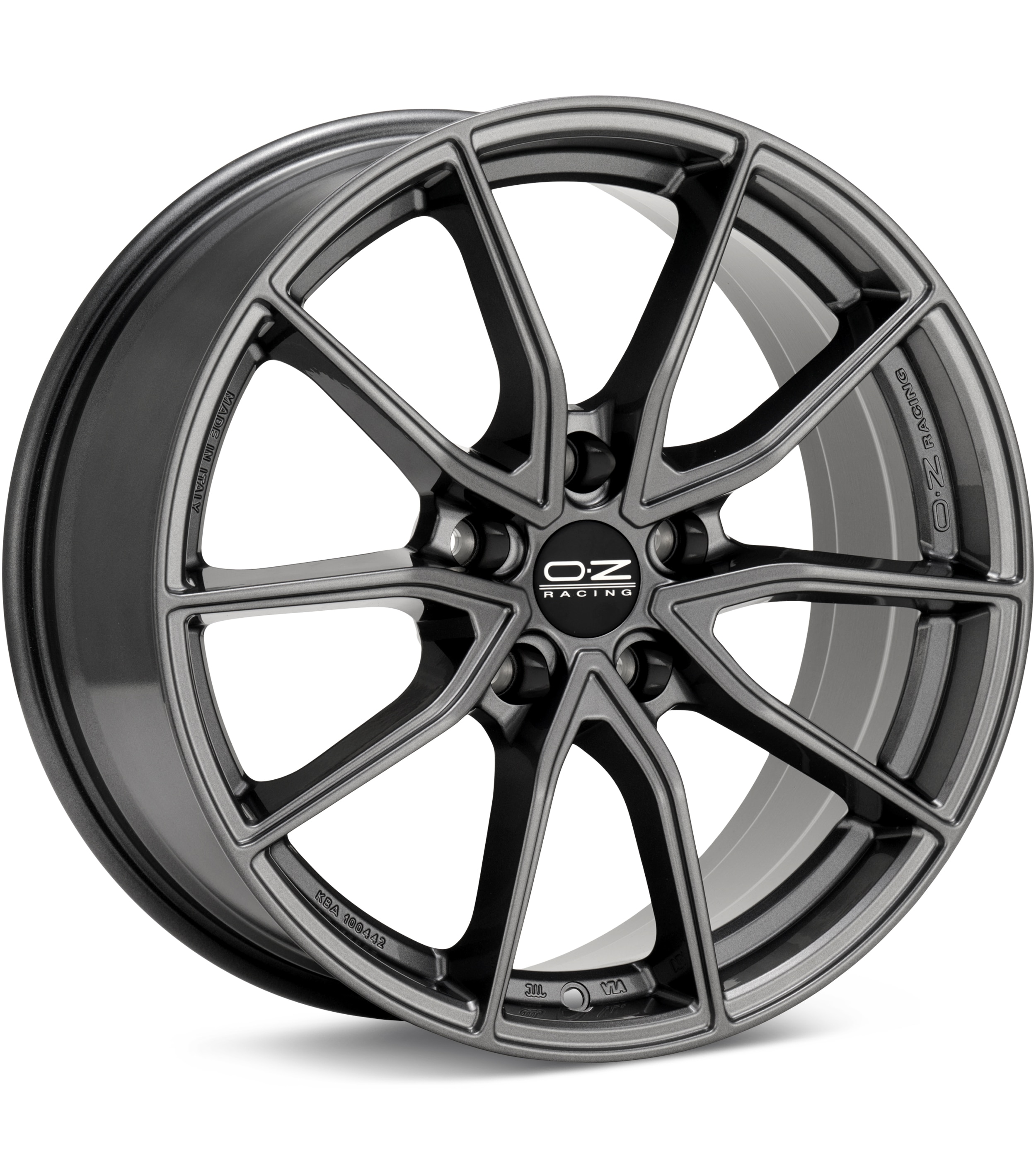 O.Z. Super Sport Star Graphite Wheels 18 In 18x8 +45 W01E07052T6