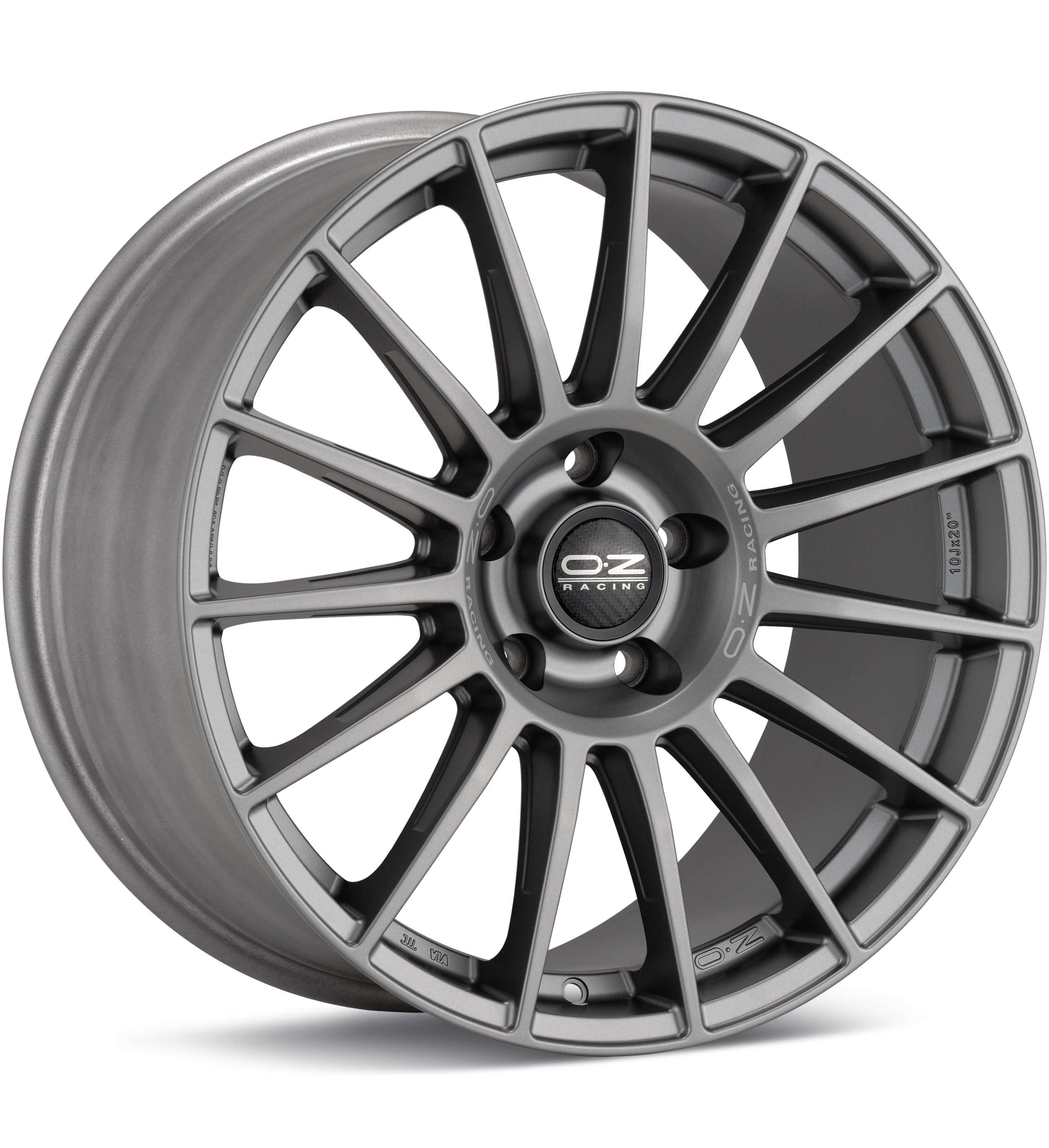 O.Z. Superturismo Dakar Matte Graphite Silver Wheels 20 In 20x10 26