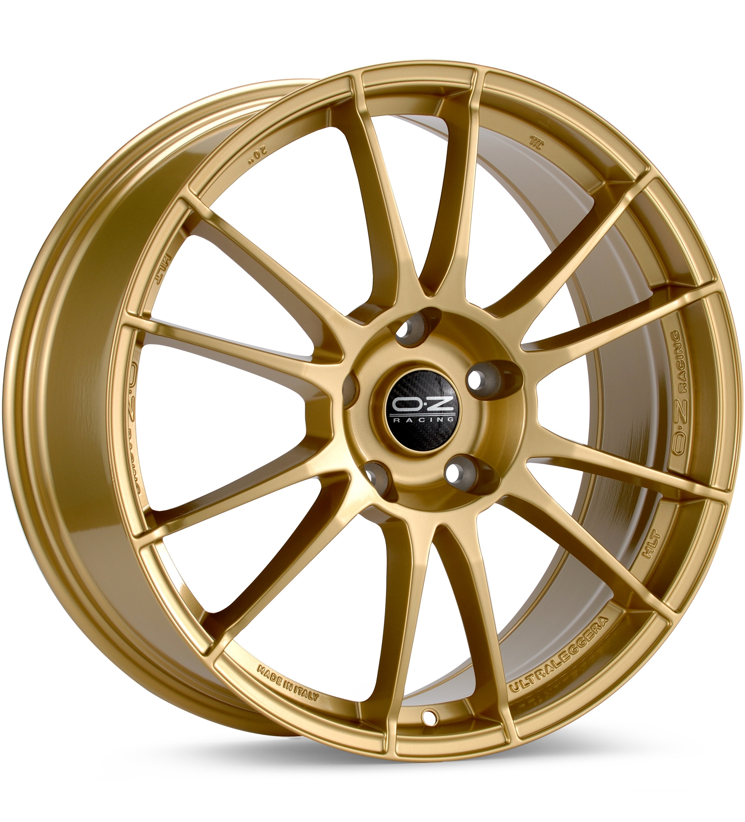 O.Z. Ultraleggera HLT Gold Wheels 20 In 20x8.5 55