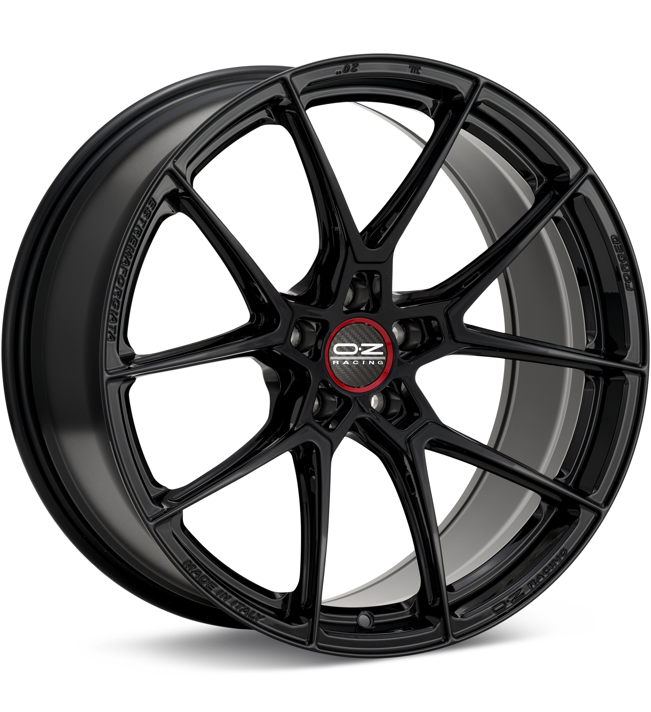 O.Z. Racing Atelier Forged Estrema Forgiata Gloss Black Wheels 21 In 21x10.5 +20 W04182001O2