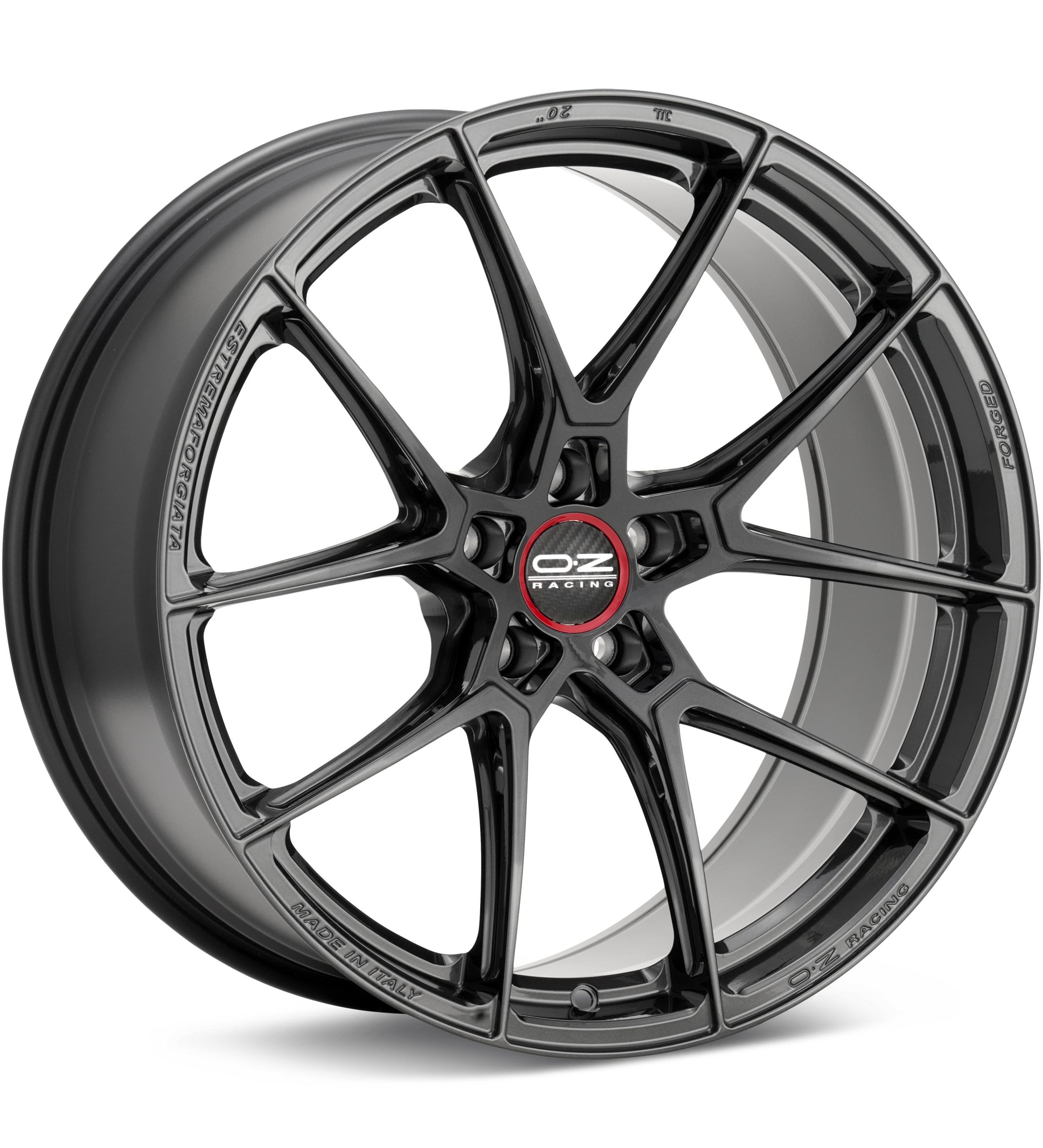 O.Z. Racing Atelier Forged Estrema Forgiata Hyper Titanium Wheels 21 In 21x10.5 +20 W04182001RP