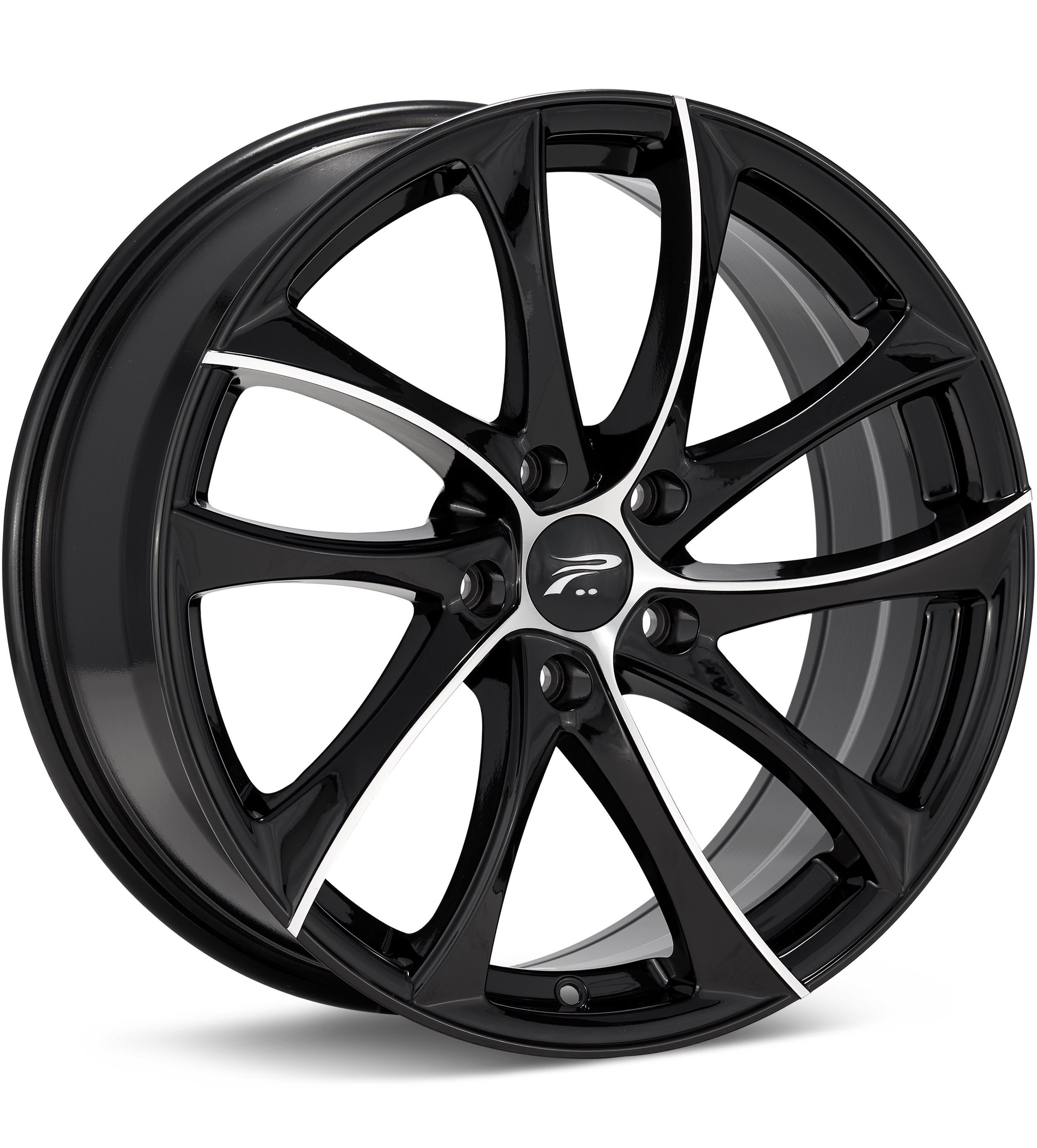 Platinum Gyro Machined w/Black Accent Wheels 16 In 16x7 40