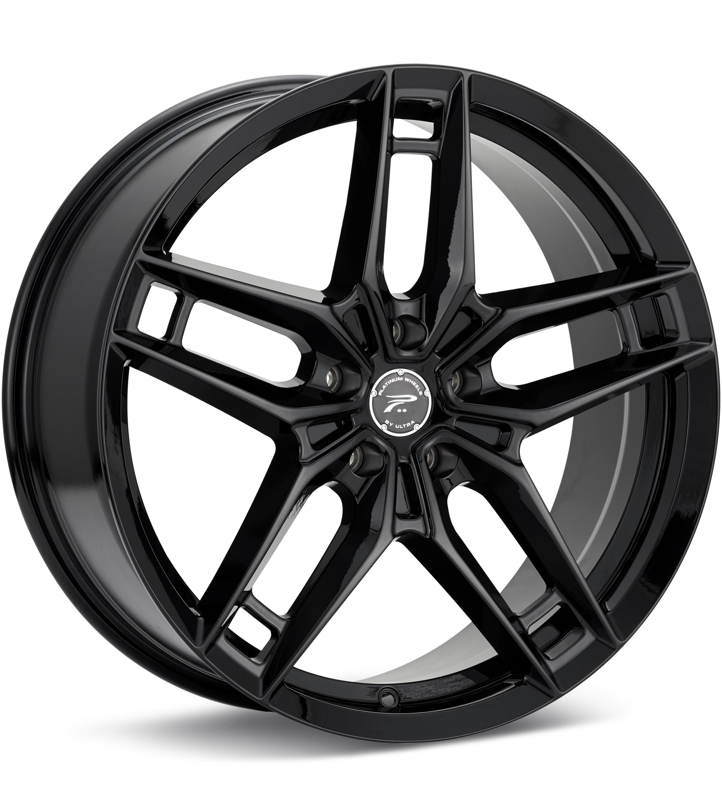 Platinum Lotus Gloss Black Wheels 17 In 17x8 +35