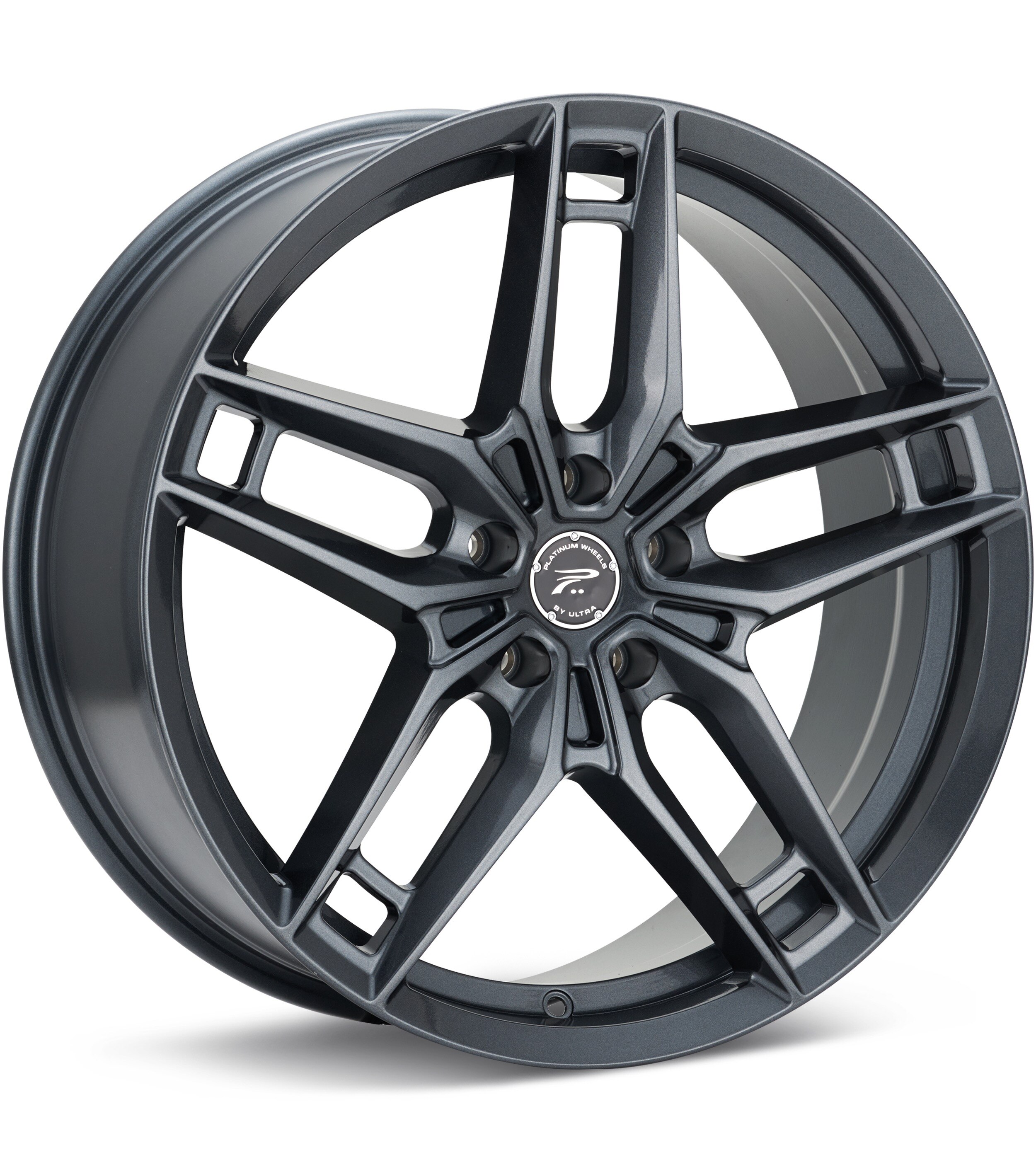 Platinum Lotus Gloss Gunmetal Silver Wheels 20 In 20x8.5 +35