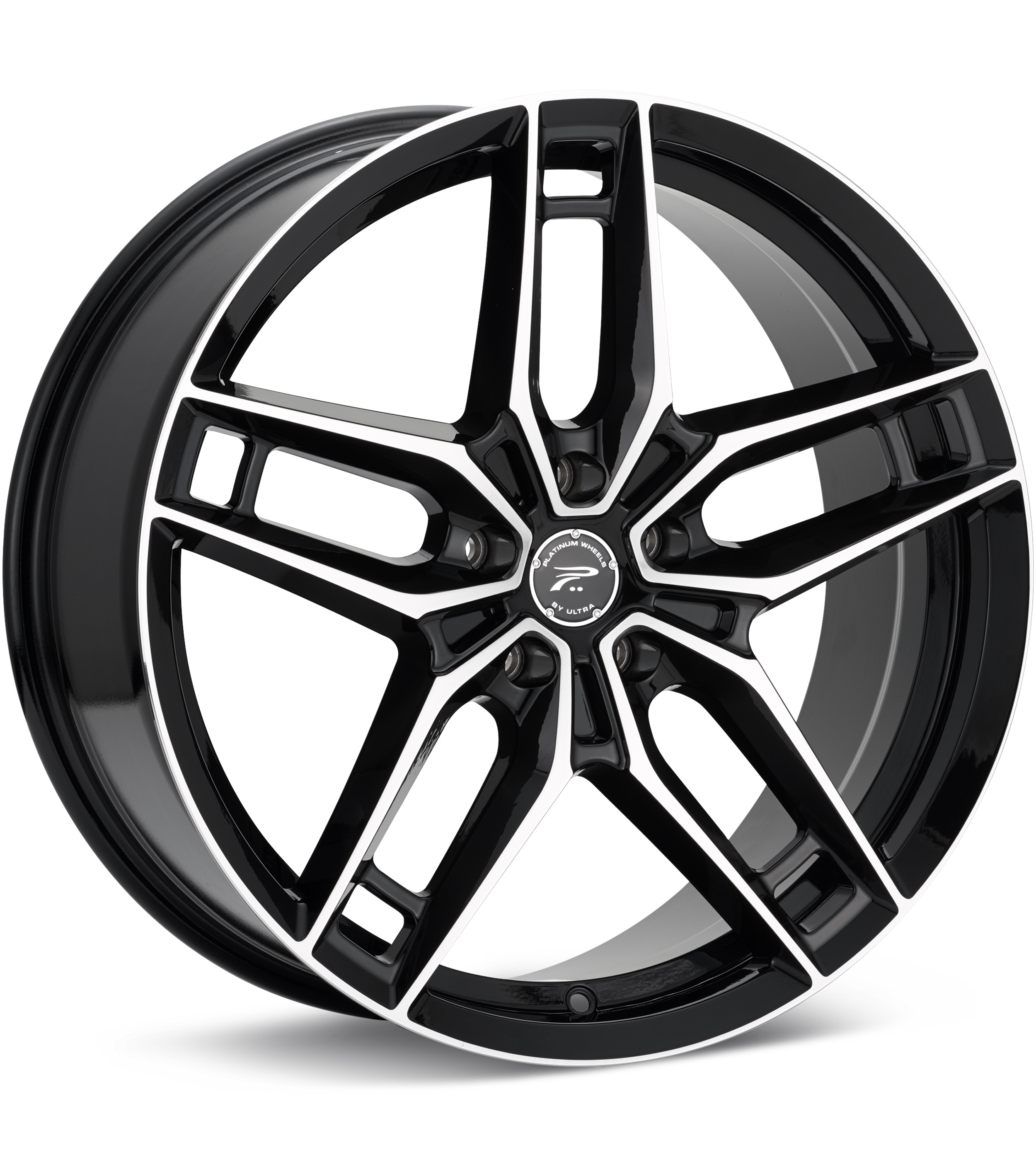 Platinum Lotus Machined w/Gloss Black Accent Wheels 17 In 17x8 +35