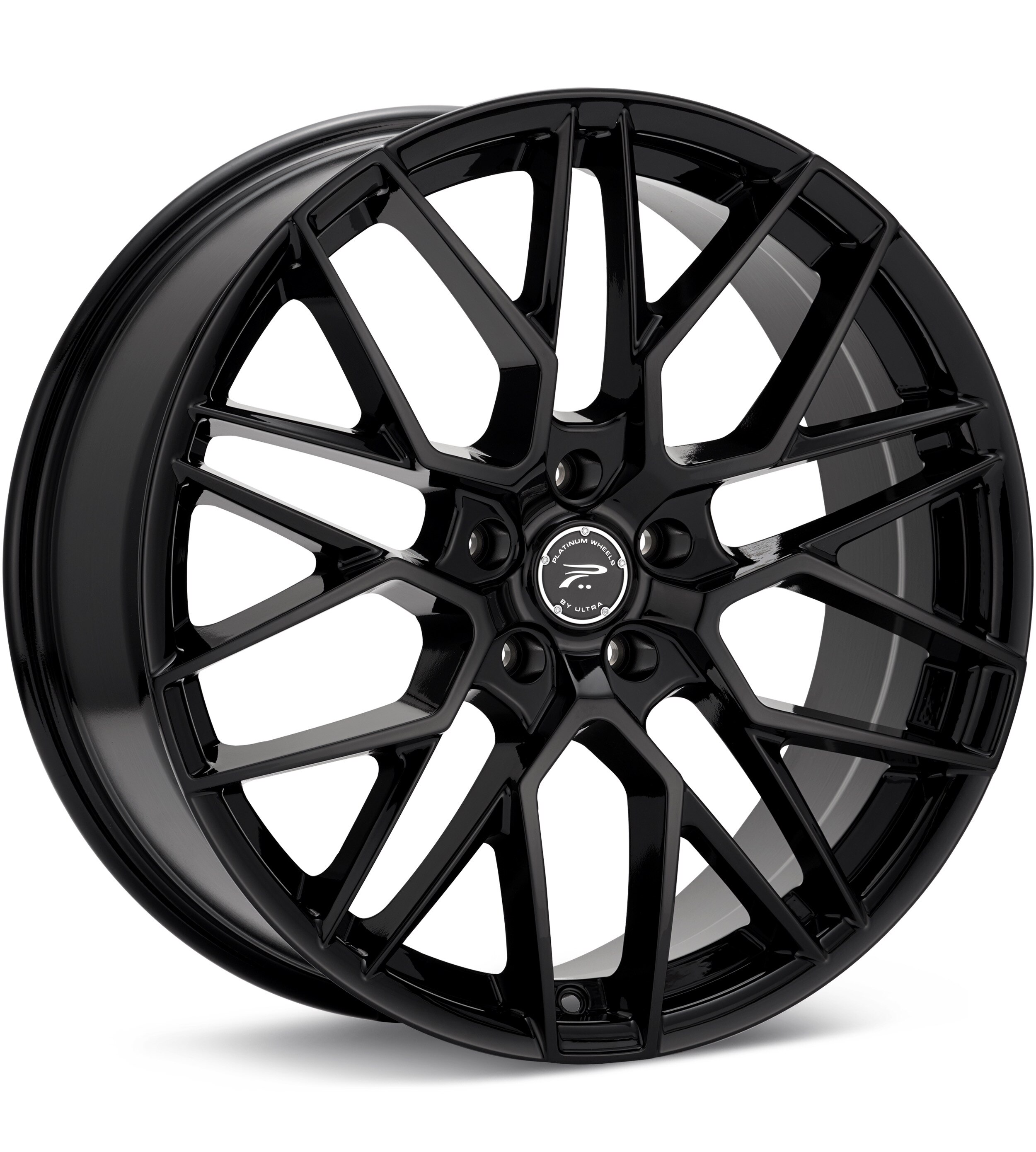 Platinum Retribution Gloss Black Wheels 20 In 20x8.5 +40