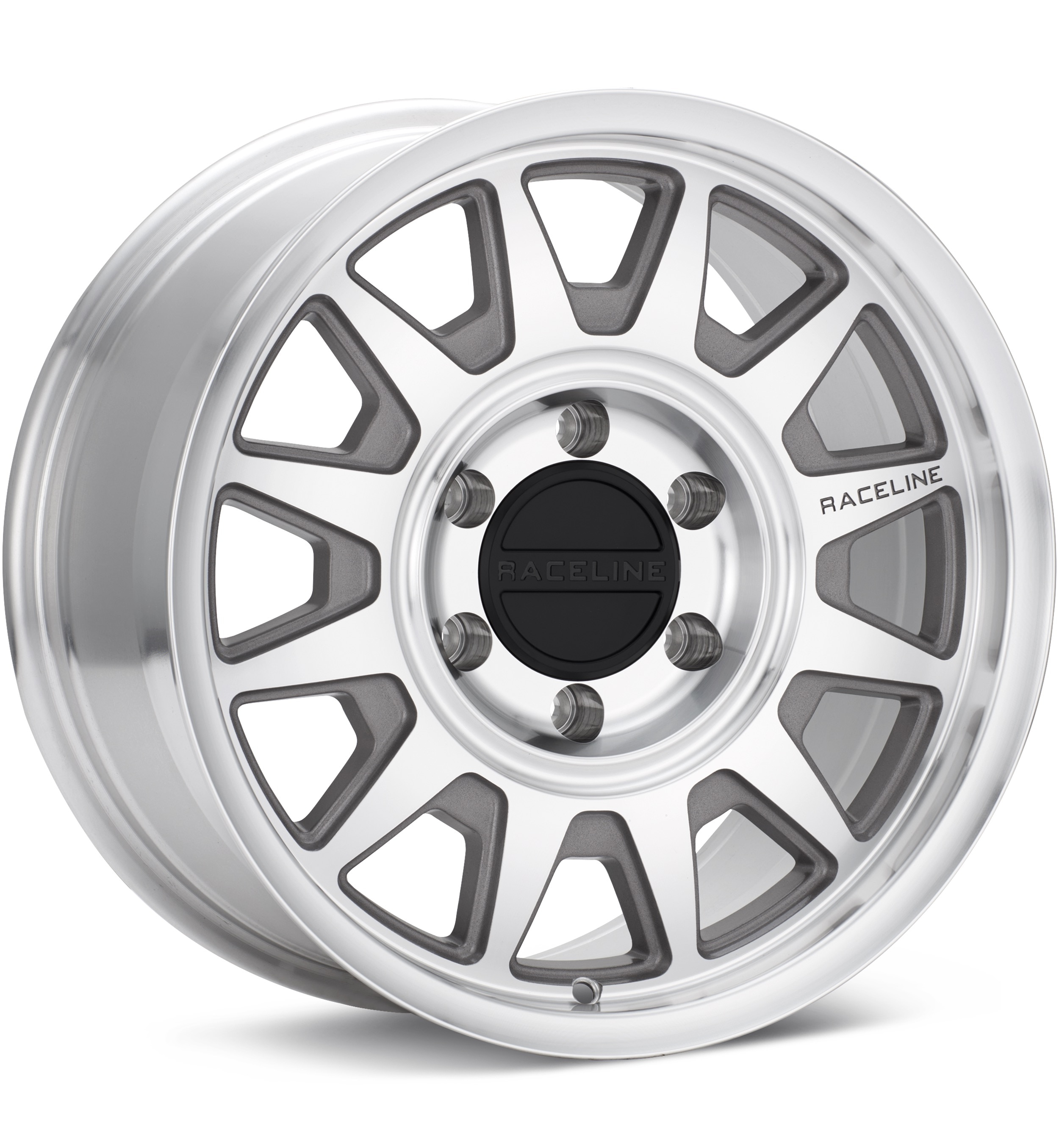 Raceline Aero HD Silver Machined w/Clearcoat Wheels 16 In 16x8 -6