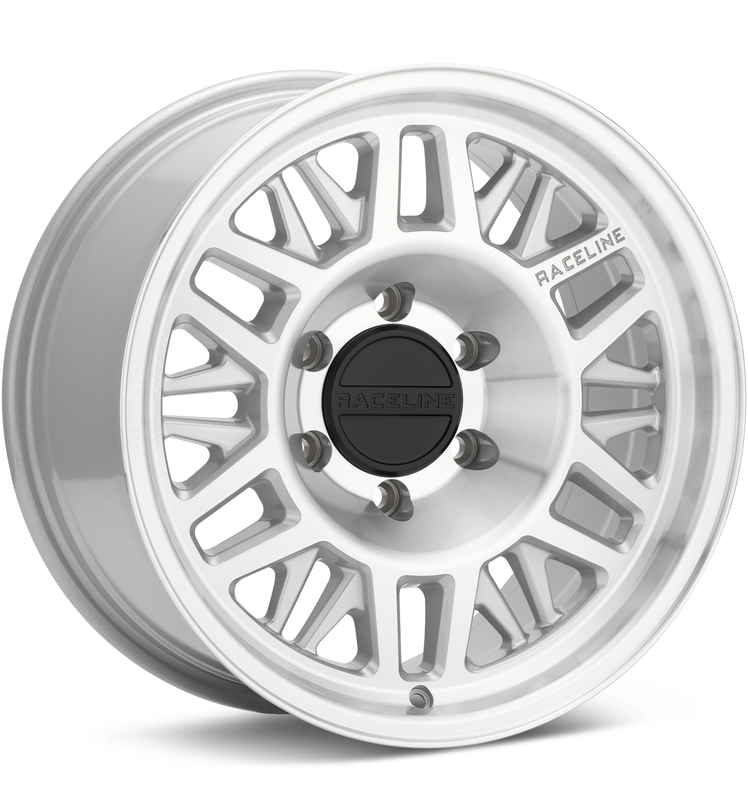 Raceline Ryno TR Silver Machined w/Clearcoat Wheels 17 In 17x8.5 0