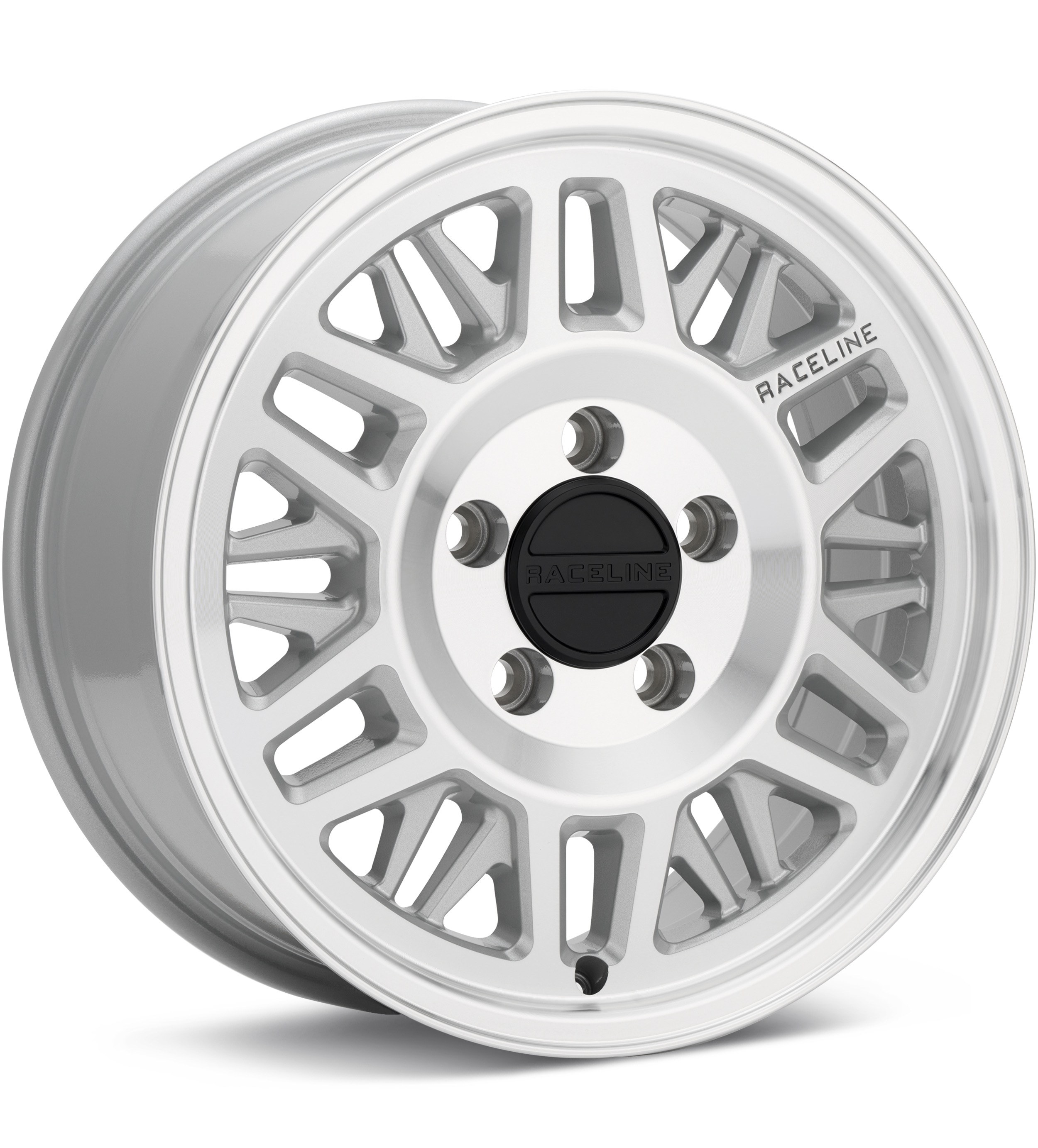Raceline Ryno Van Silver Machined w/Clearcoat Wheels 17 In 17x7.5 +50