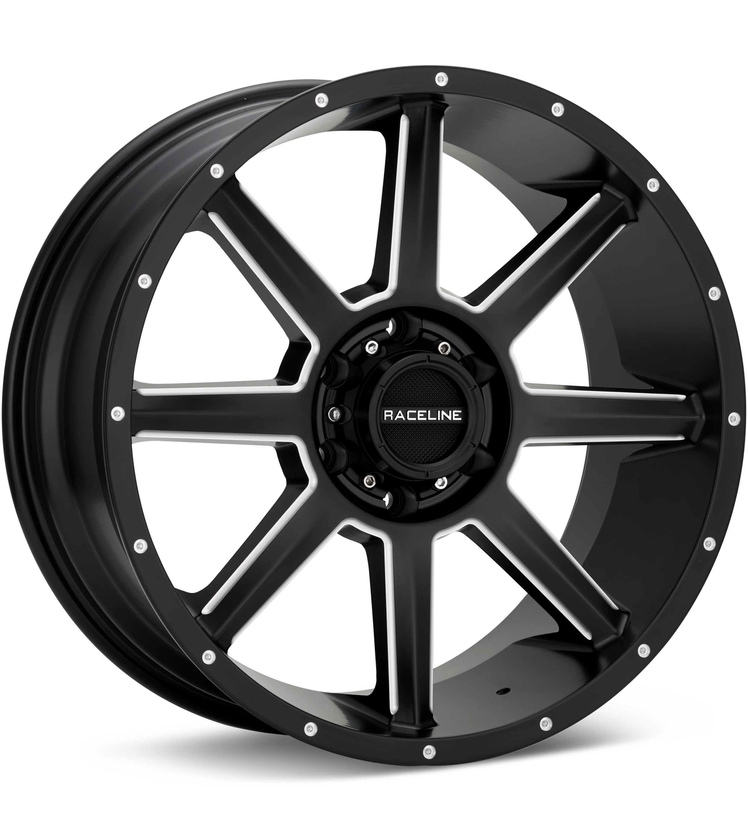 Raceline Stryker Black w/Milled Accent Wheels 20 In 20x9 00